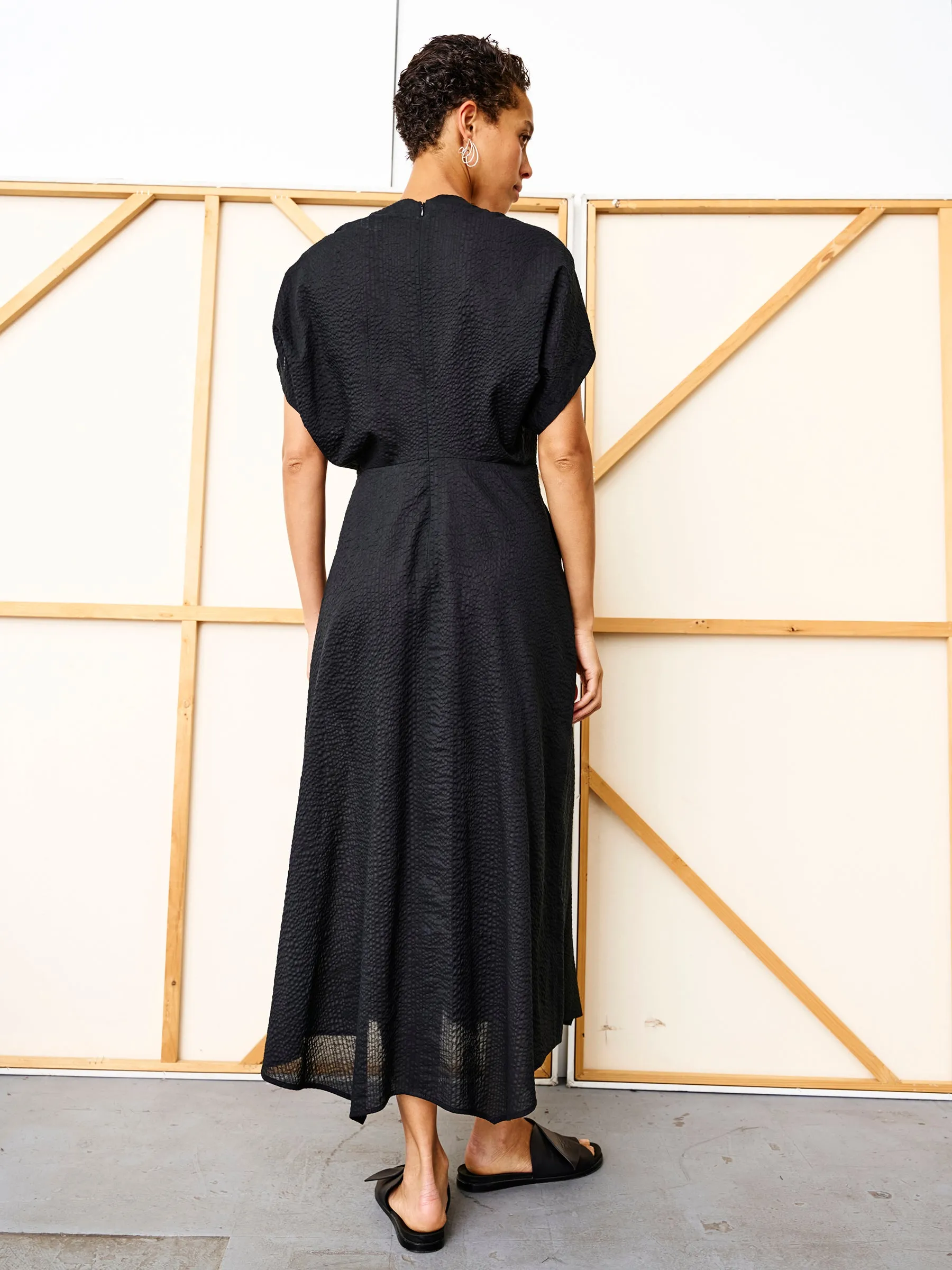 Long Aki Wave Dress sold by Zero + Maria Cornejo product image thumbnail 4
