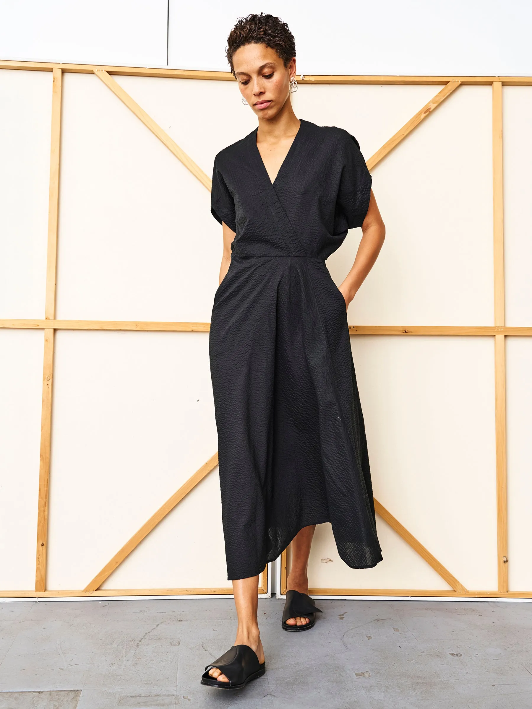 Long Aki Wave Dress sold by Zero + Maria Cornejo