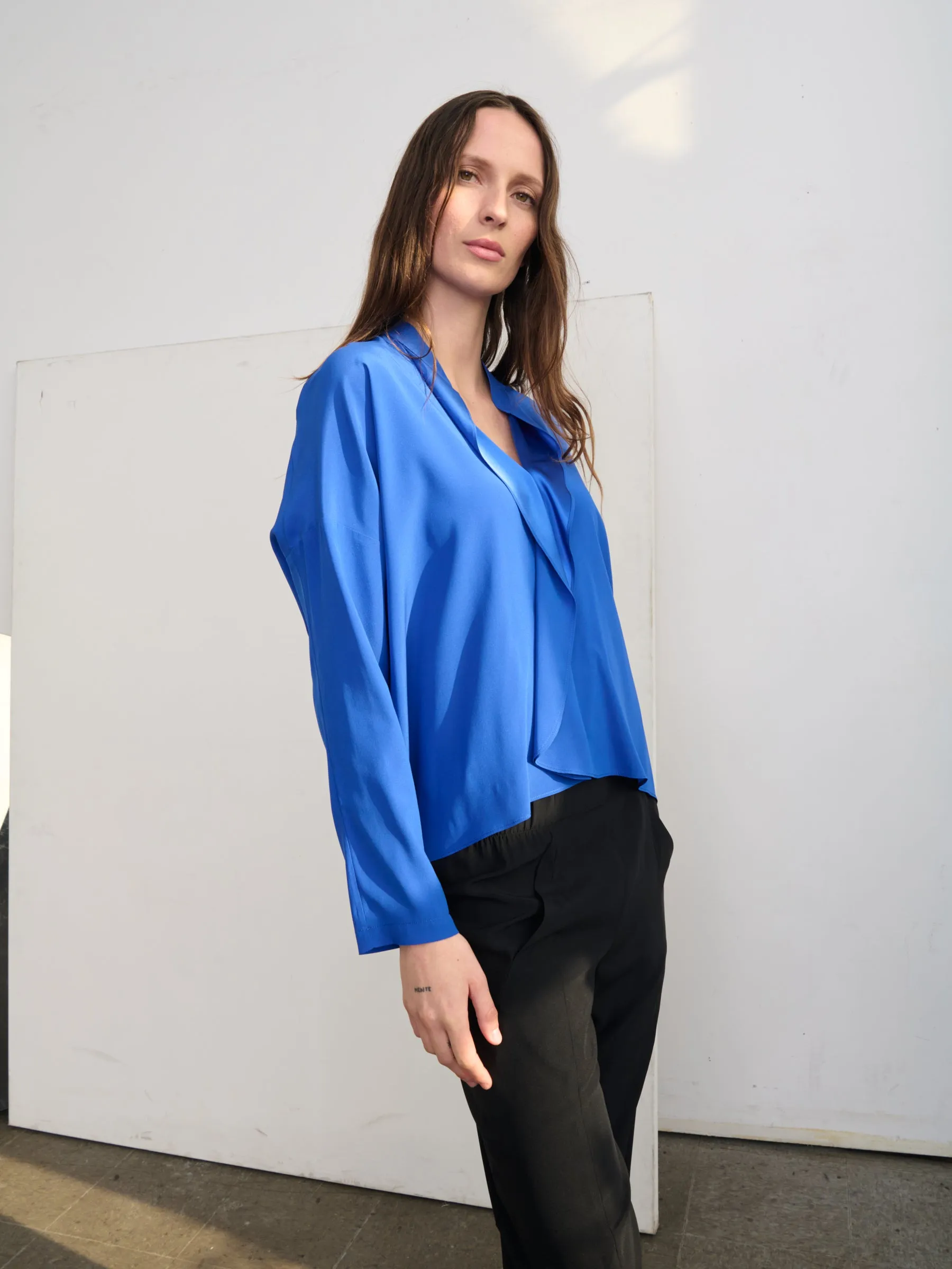 Long-Sleeved Fin Gaban Shirt sold by Zero + Maria Cornejo product image thumbnail 4