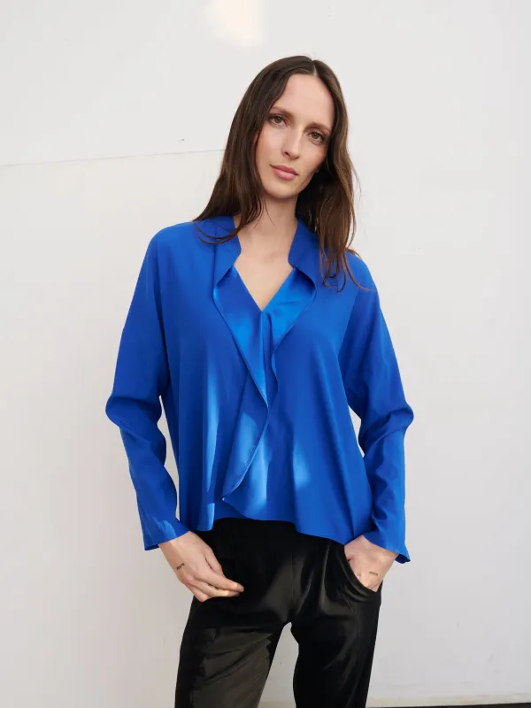 Long-Sleeved Fin Gaban Shirt made by Zero + Maria Cornejo