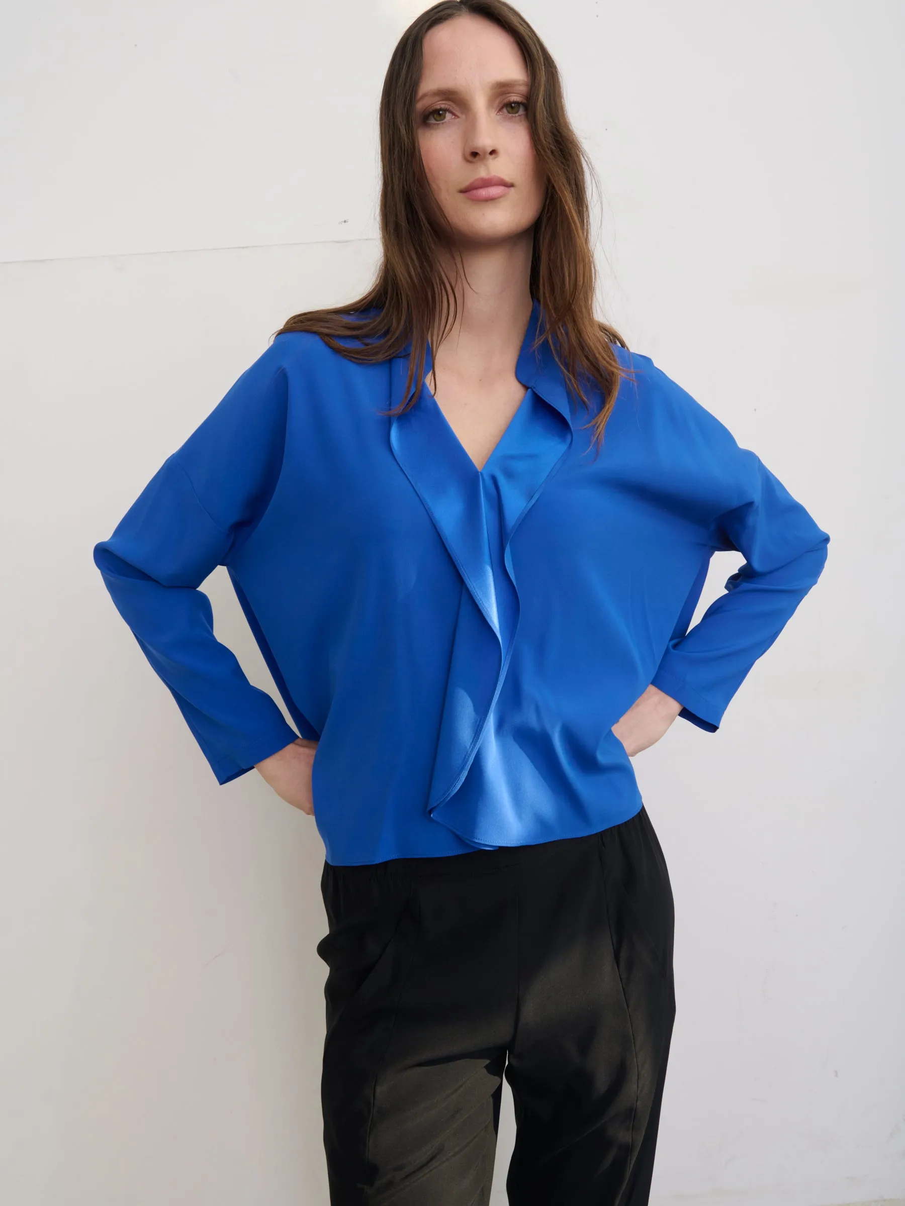 Long-Sleeved Fin Gaban Shirt sold by Zero + Maria Cornejo product image thumbnail 3