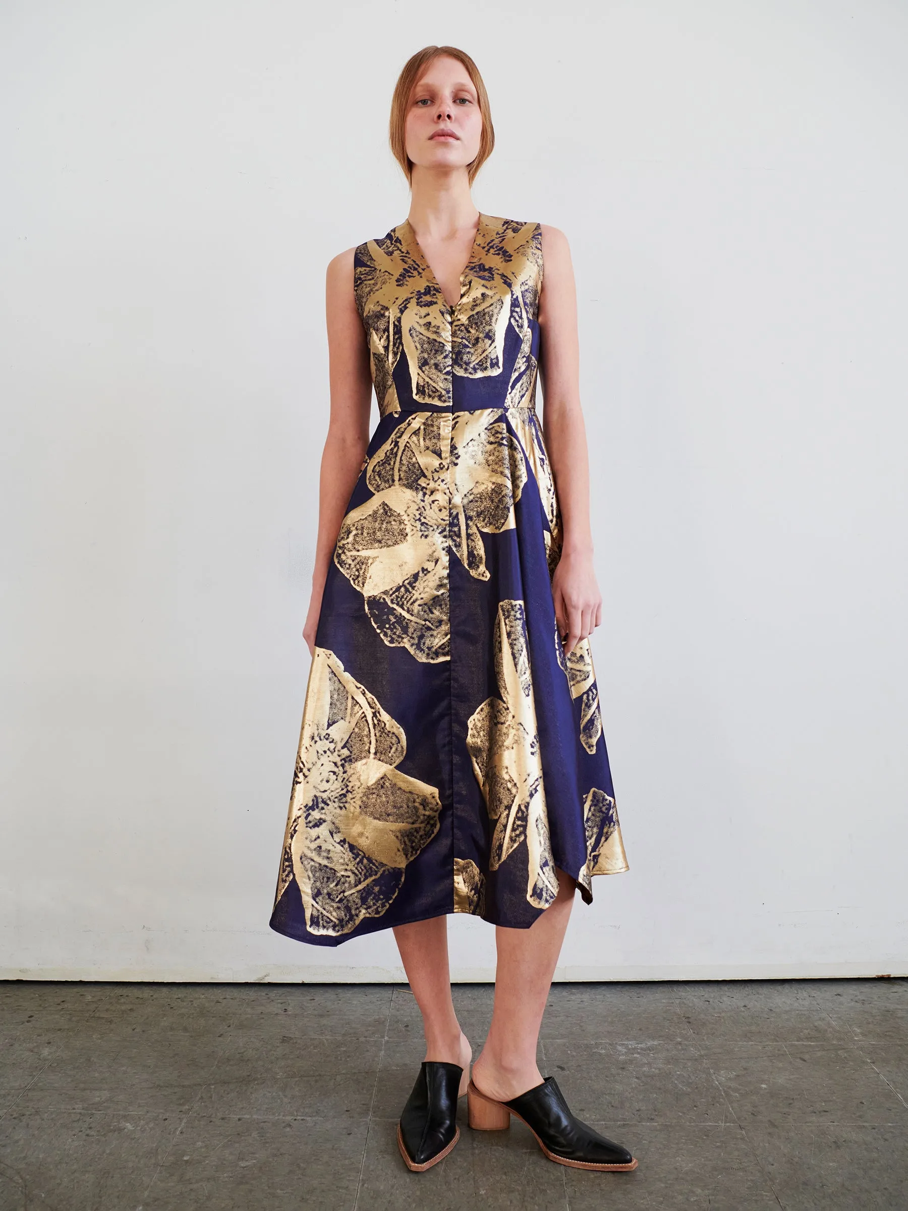 Sleeveless Wave Dress sold by Zero + Maria Cornejo product image thumbnail 2