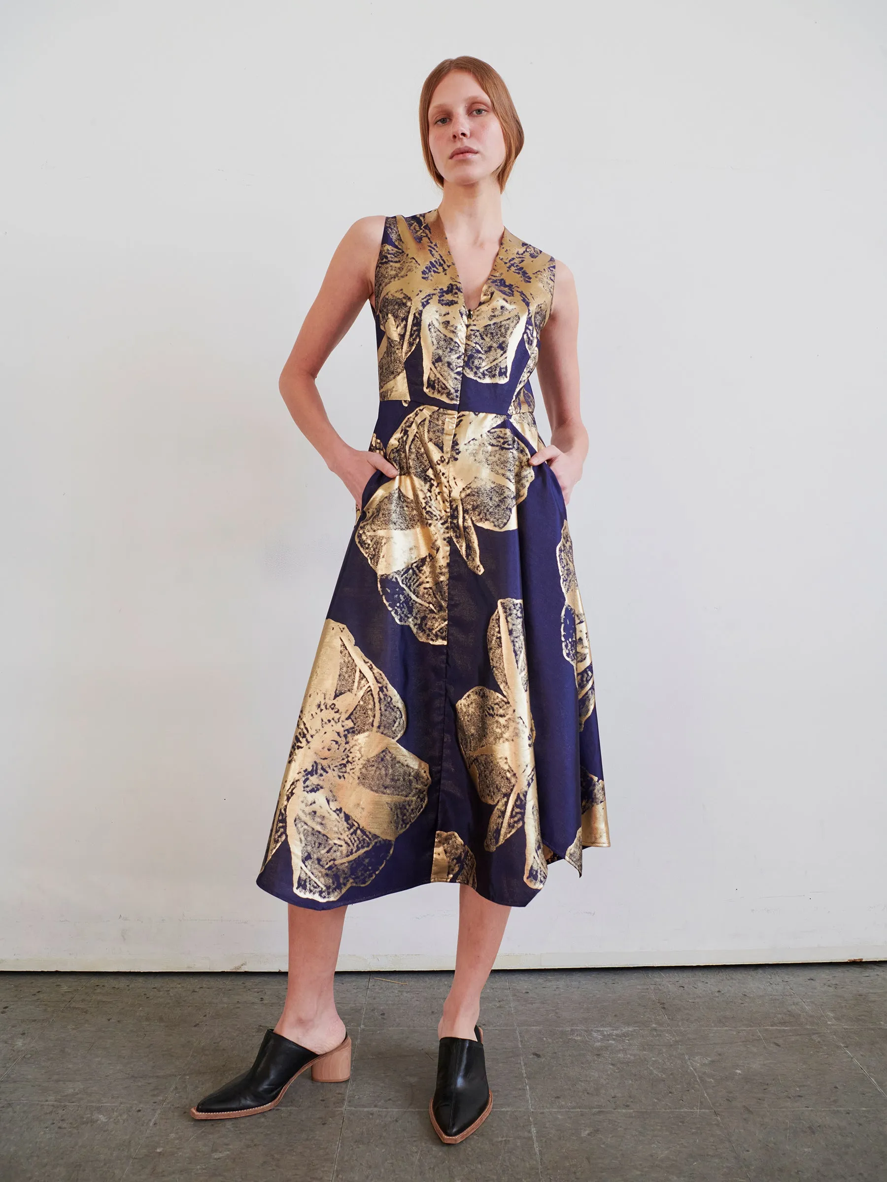 Sleeveless Wave Dress sold by Zero + Maria Cornejo