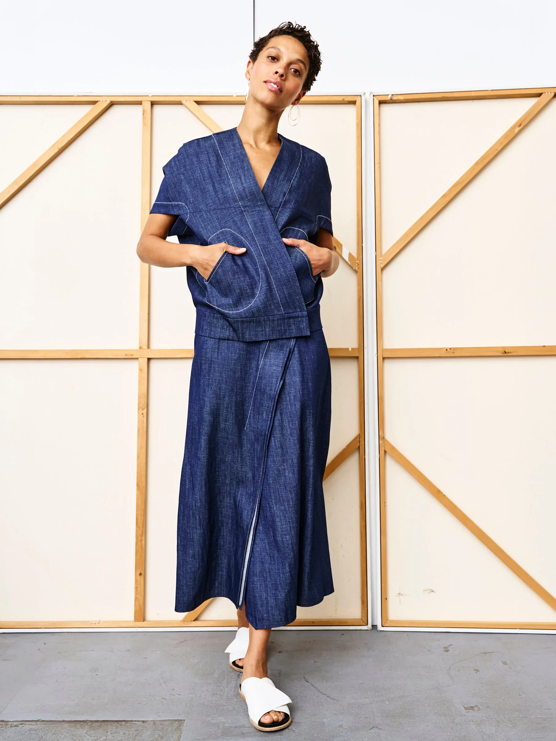 Twisted Skirt sold by Zero + Maria Cornejo product image thumbnail 5