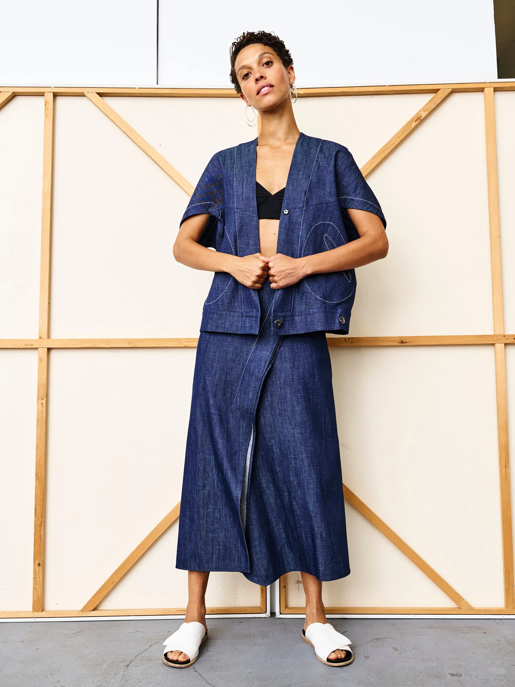 Twisted Skirt sold by Zero + Maria Cornejo product image thumbnail 4