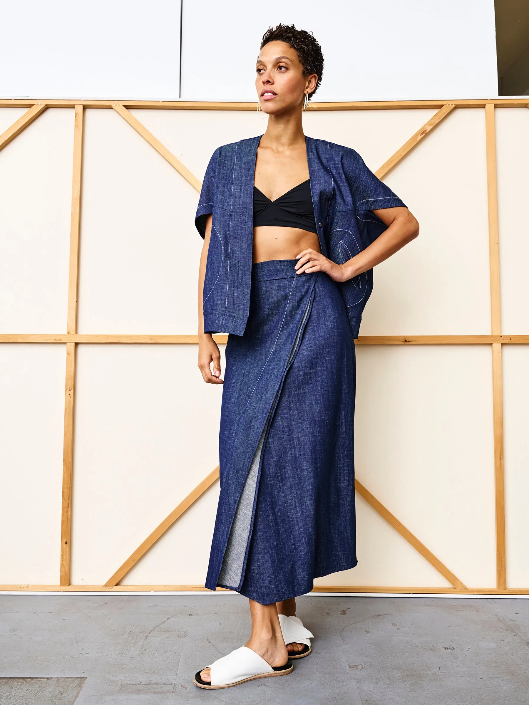 Twisted Skirt sold by Zero + Maria Cornejo product image thumbnail 2
