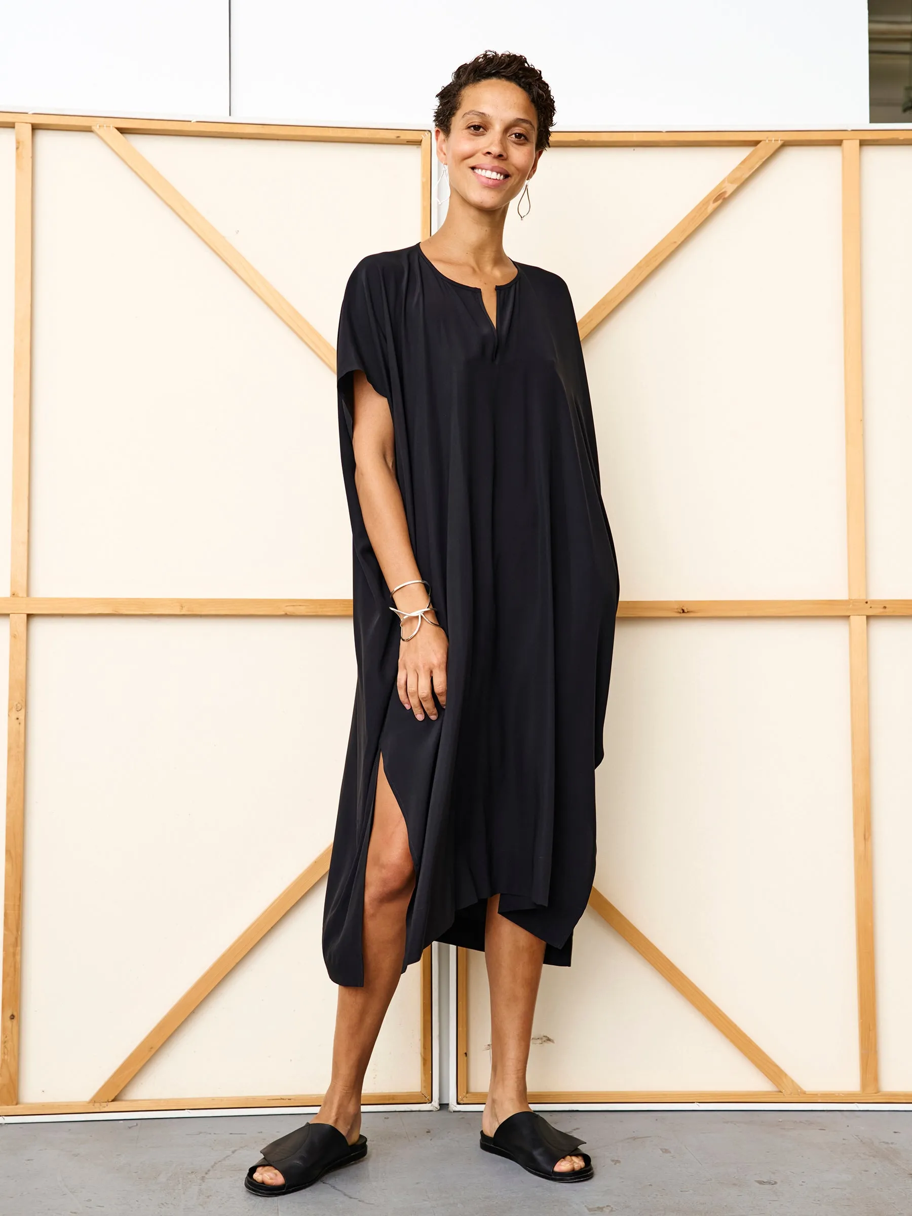Rae Caftan sold by Zero + Maria Cornejo