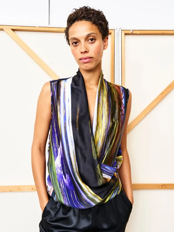 Sleeveless Jazmin Top made by Zero + Maria Cornejo