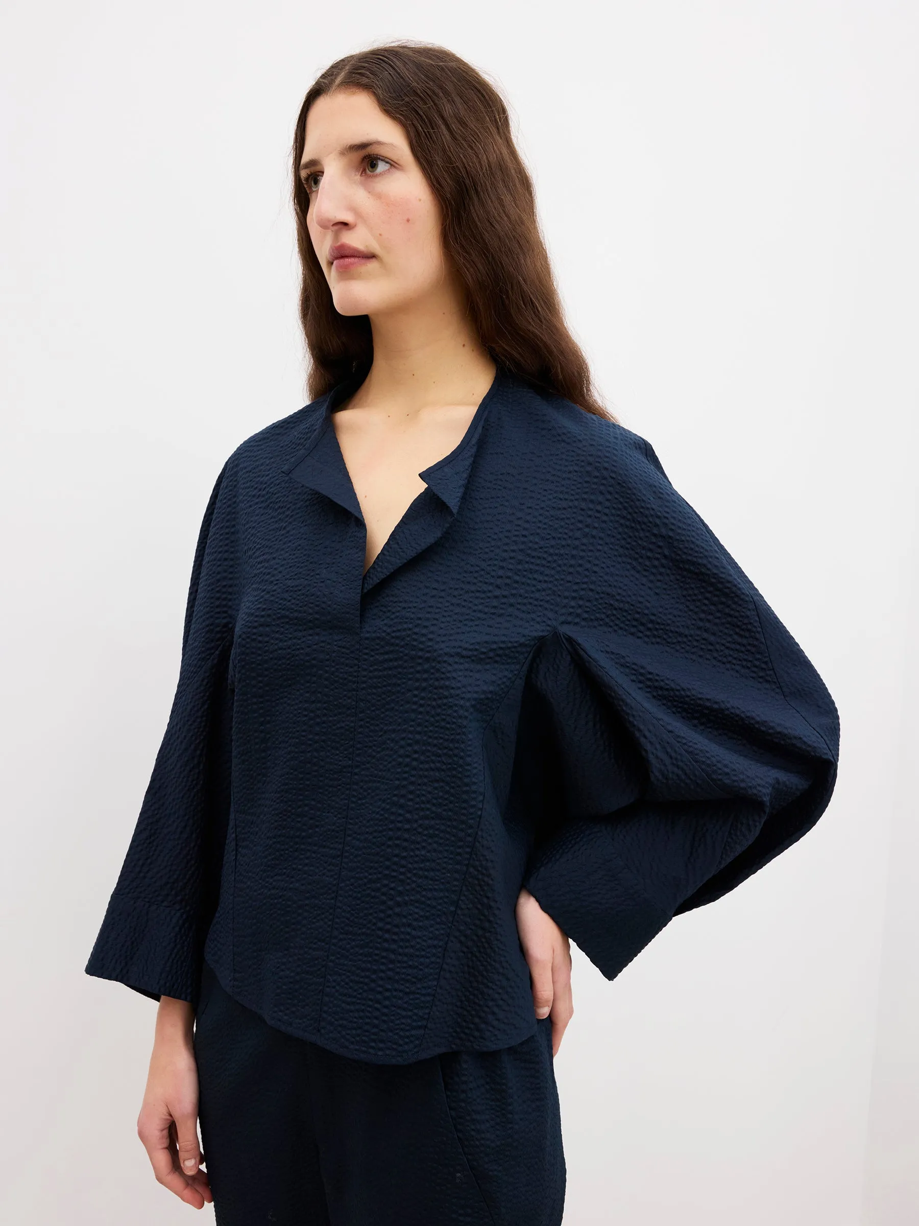 Long-Sleeved Akeo Shirt sold by Zero + Maria Cornejo product image thumbnail 2