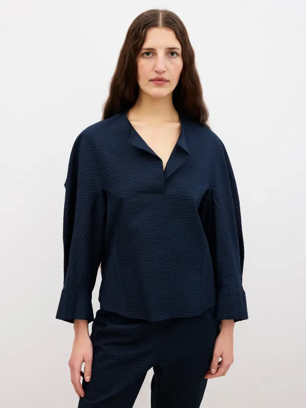 Long-Sleeved Akeo Shirt made by Zero + Maria Cornejo