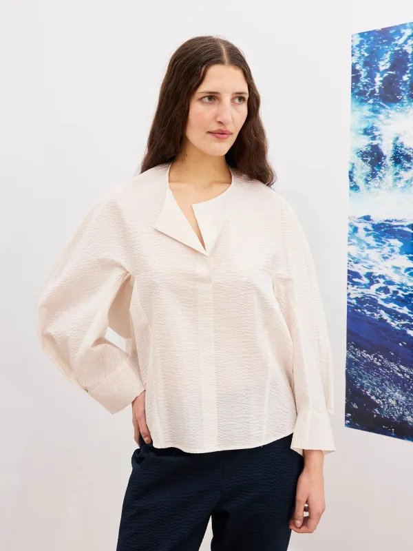 Long-Sleeved Akeo Shirt made by Zero + Maria Cornejo