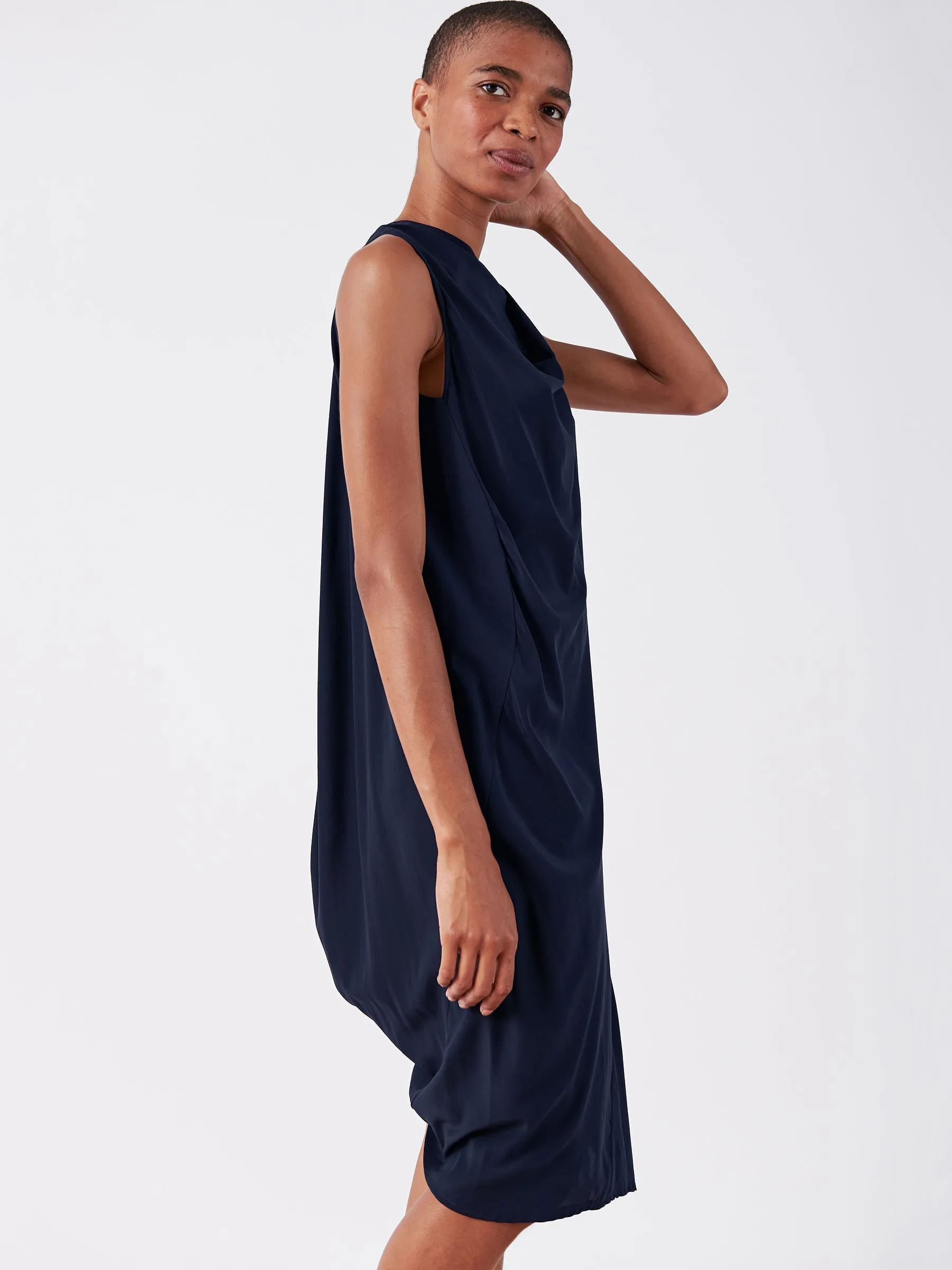 Twist Shoulder Ibit Dress sold by Zero + Maria Cornejo product image thumbnail 3