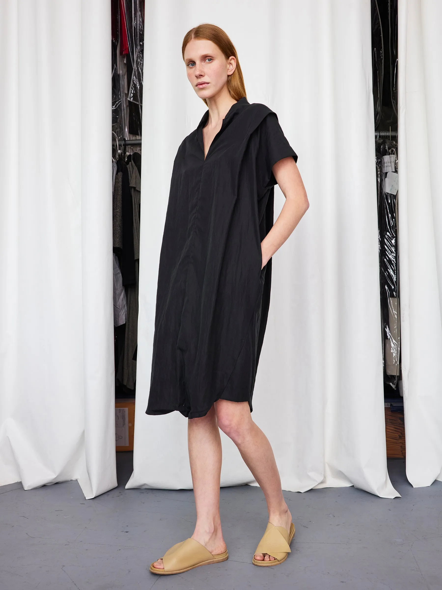 Pleat Circe Dress sold by Zero + Maria Cornejo product image thumbnail 4