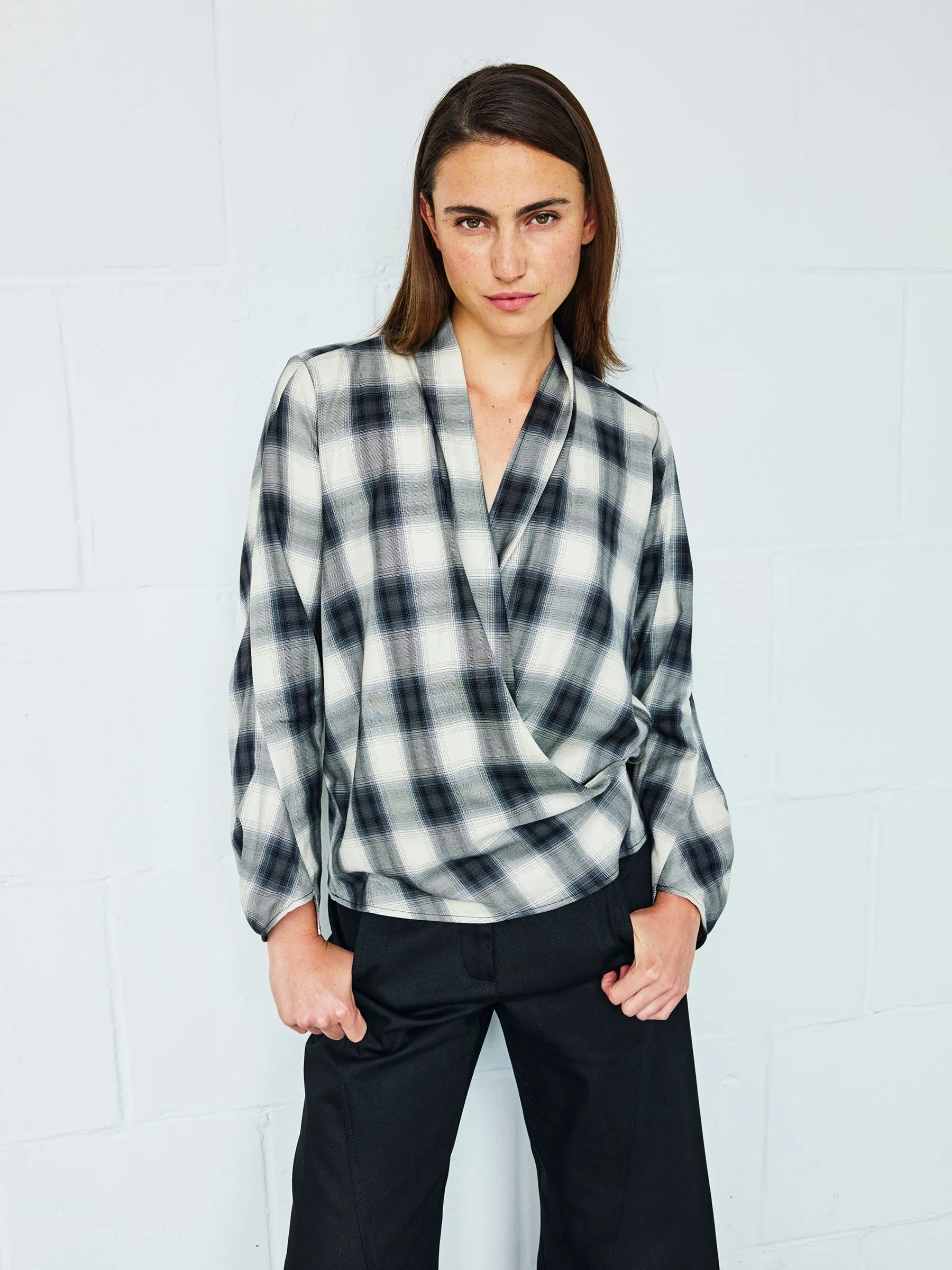 Jazmin Shirt sold by Zero + Maria Cornejo