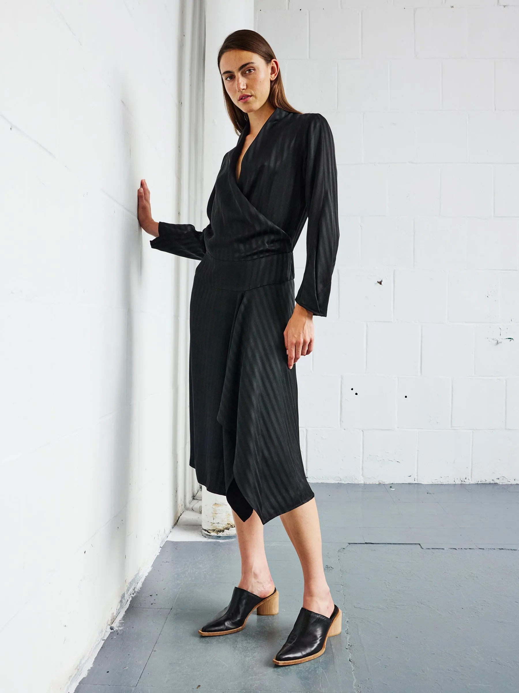 Long-Sleeved Madira Dress sold by Zero + Maria Cornejo product image thumbnail 2