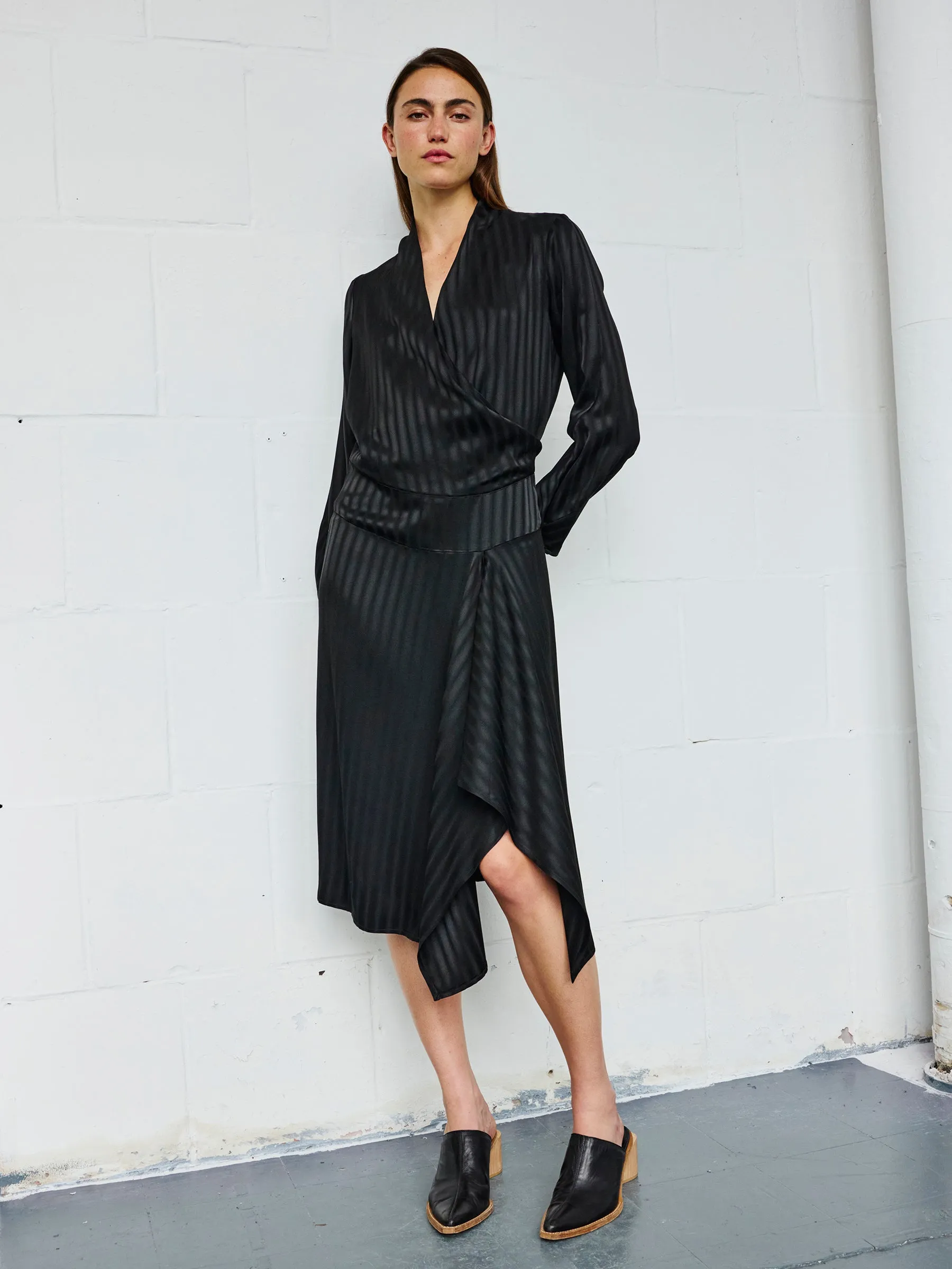 Long-Sleeved Madira Dress sold by Zero + Maria Cornejo product image thumbnail 3