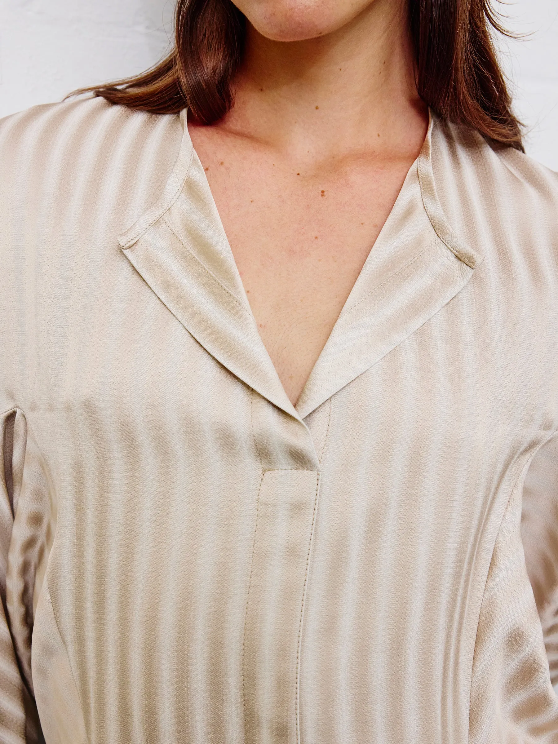 Long-Sleeved Akeo Shirt sold by Zero + Maria Cornejo product image thumbnail 4