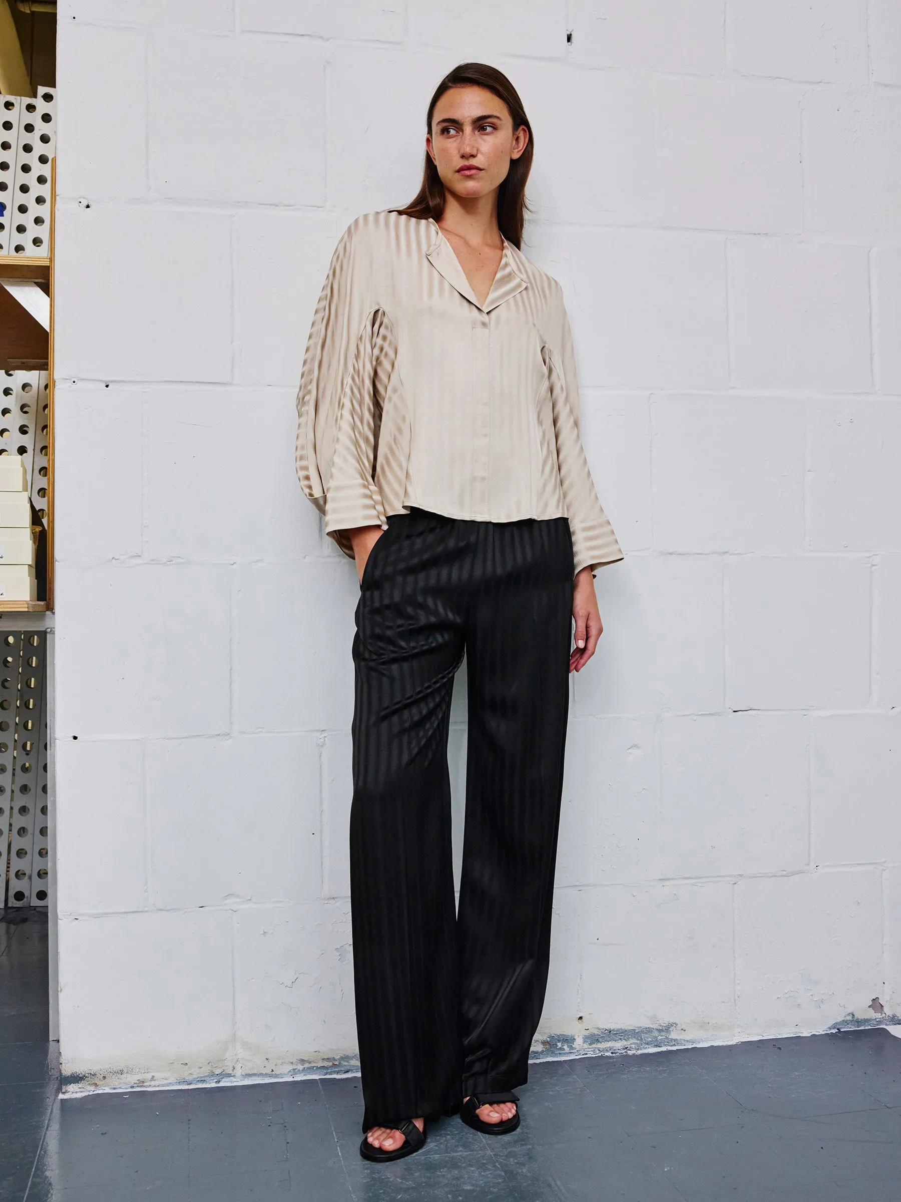 Long-Sleeved Akeo Shirt sold by Zero + Maria Cornejo product image thumbnail 2