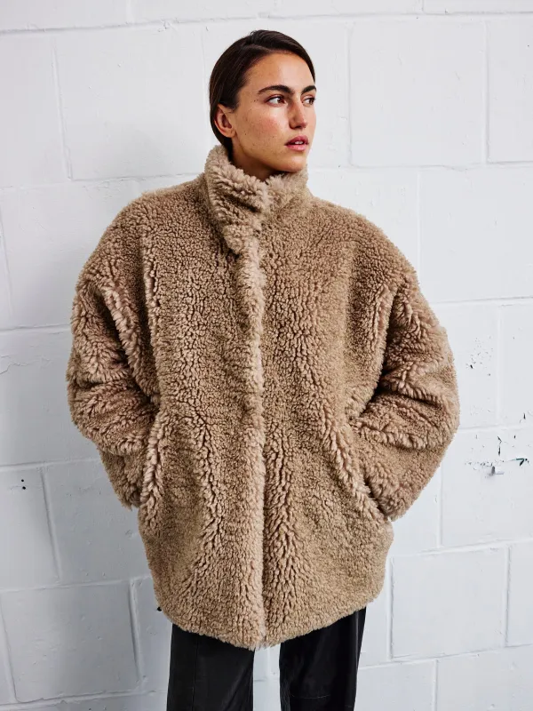 Reversible Long-Sleeved Bea Parka made by Zero + Maria Cornejo