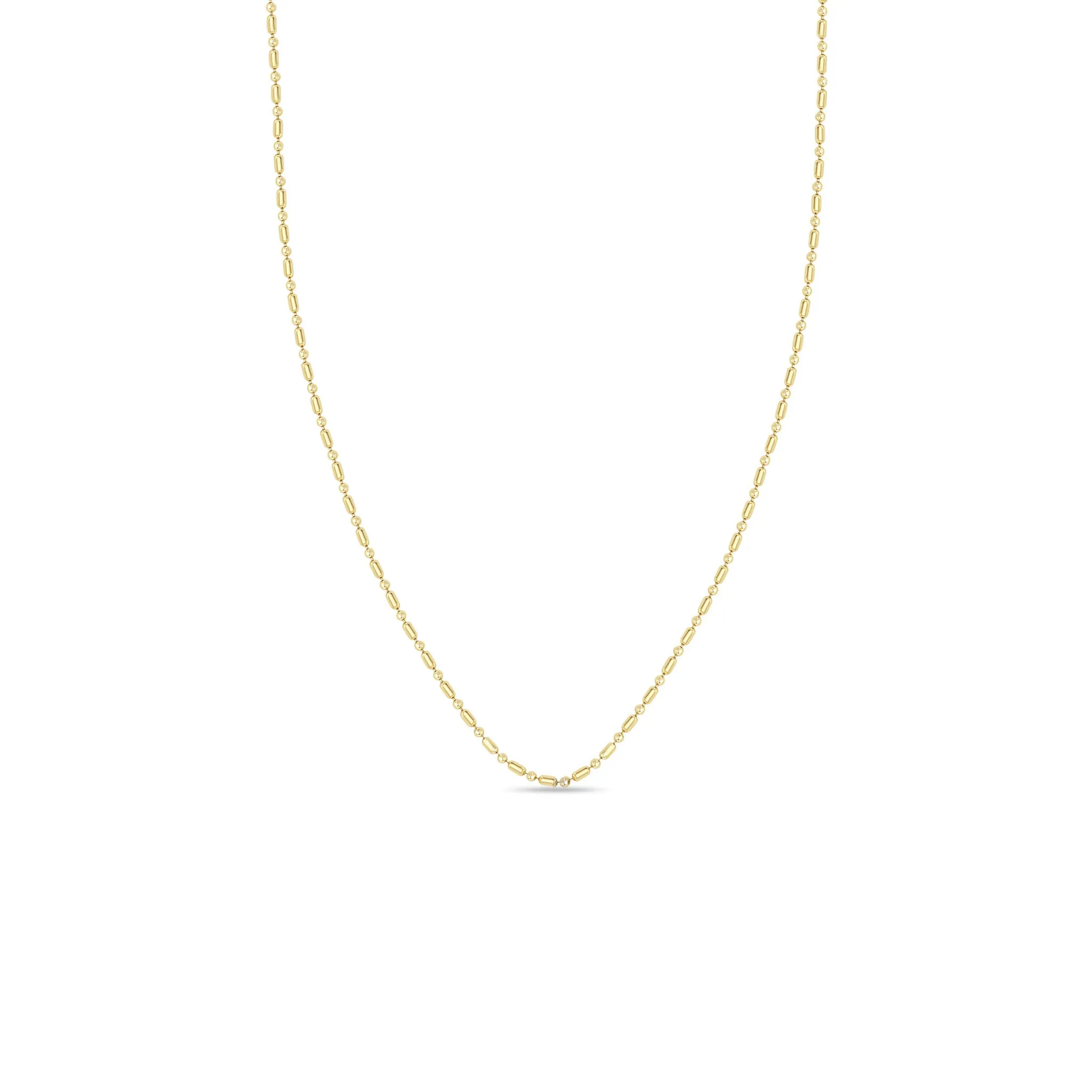 14k Gold Tube Bar Chain sold by Zoe Chicco product image thumbnail 2