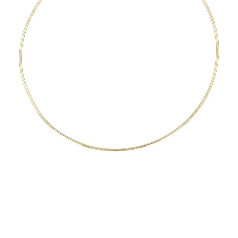 14k Gold Wire Choker Necklace sold by Zoe Chicco