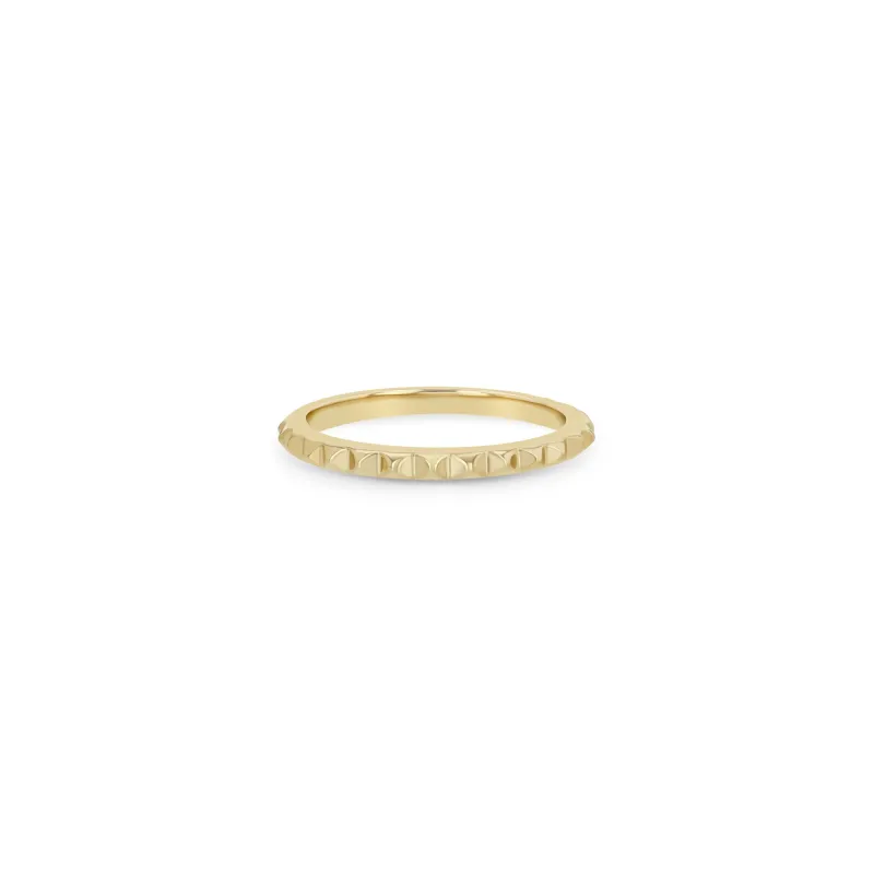14k Gold Spike Eternity Ring - SALE sold by Zoe Chicco