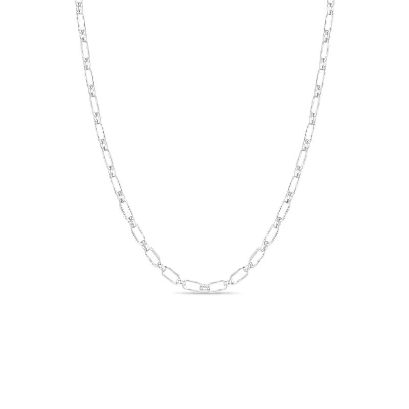 Sterling Silver Mixed Link Chain Necklace - SALE sold by Zoe Chicco
