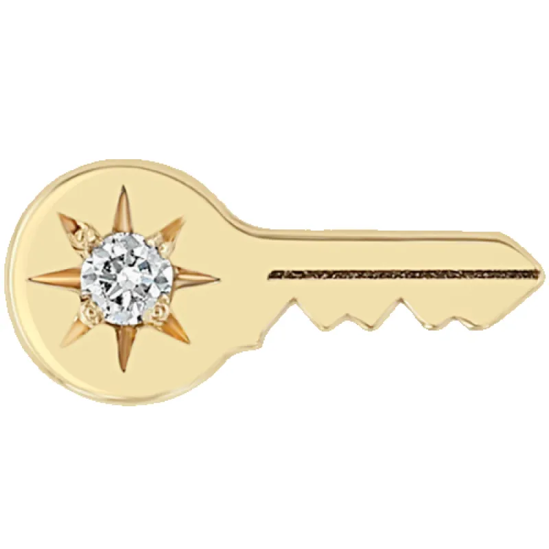 Itty Bitty Star Set Diamond Key sold by Zoe Chicco