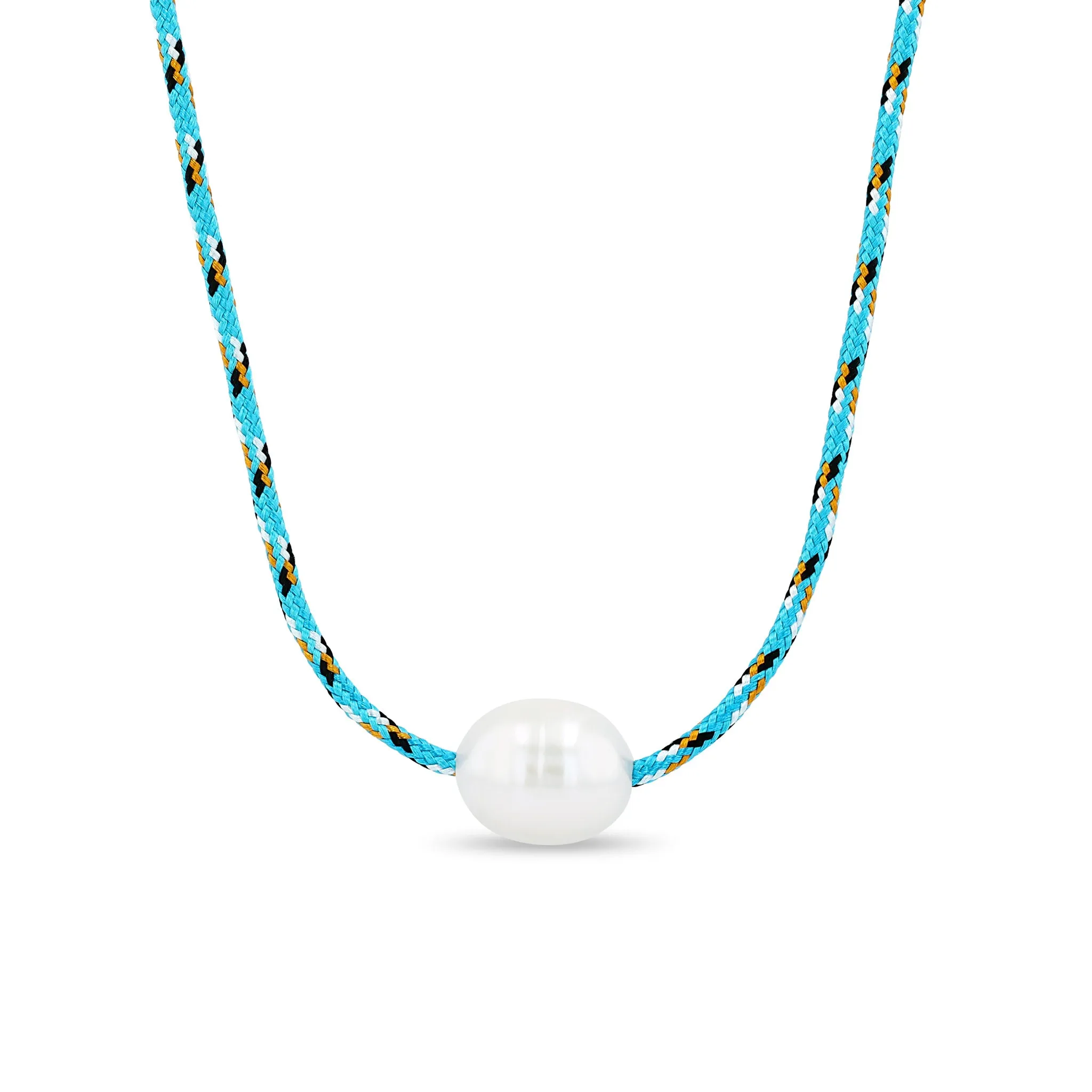 Medium Baroque Pearl Paracord Necklace sold by Zoe Chicco