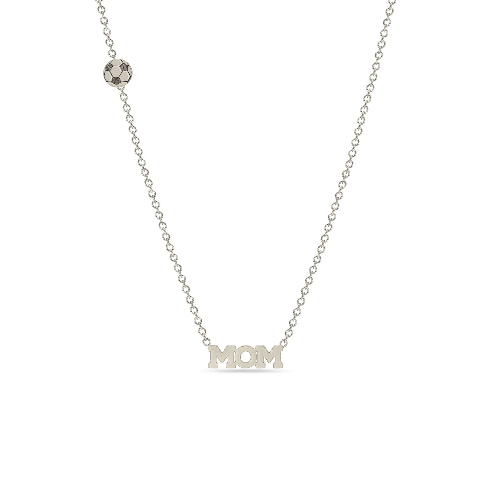 14k Itty Bitty Sports Mom Necklace sold by Zoe Chicco product image thumbnail 3