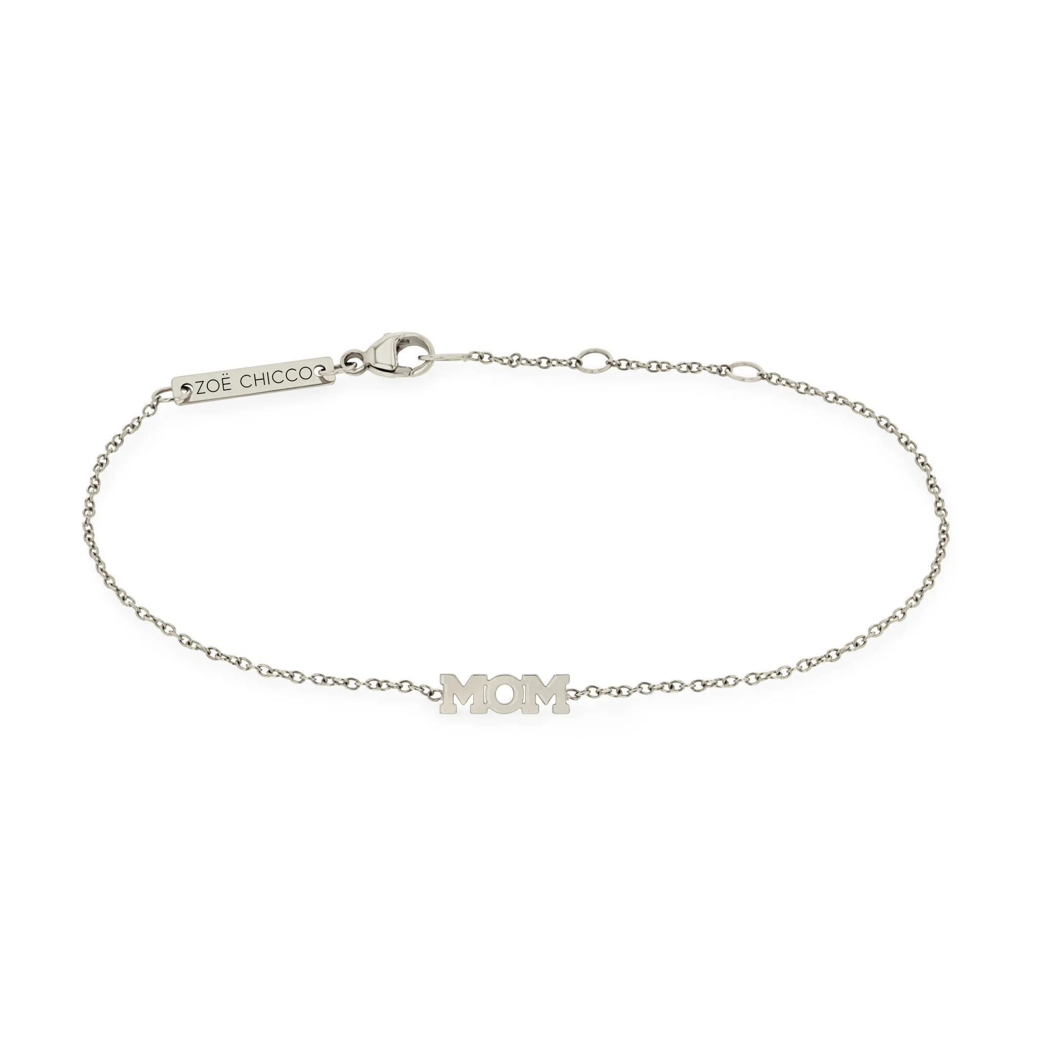 14k Itty Bitty MOM Bracelet sold by Zoe Chicco product image thumbnail 3