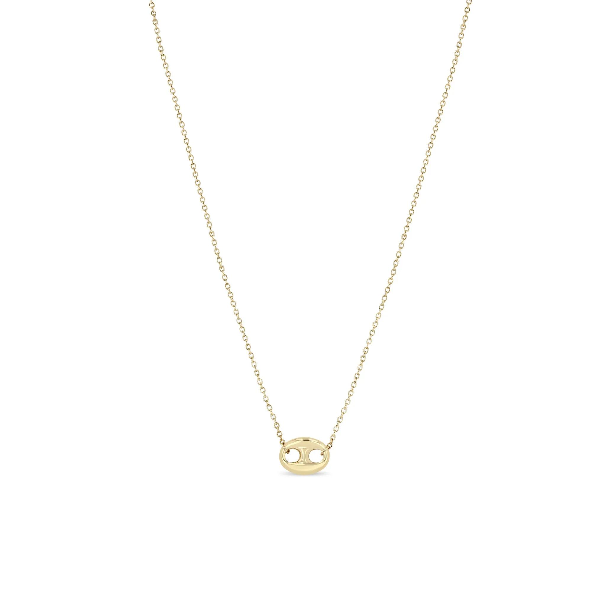 14k Single Large Mariner Link Necklace sold by Zoe Chicco