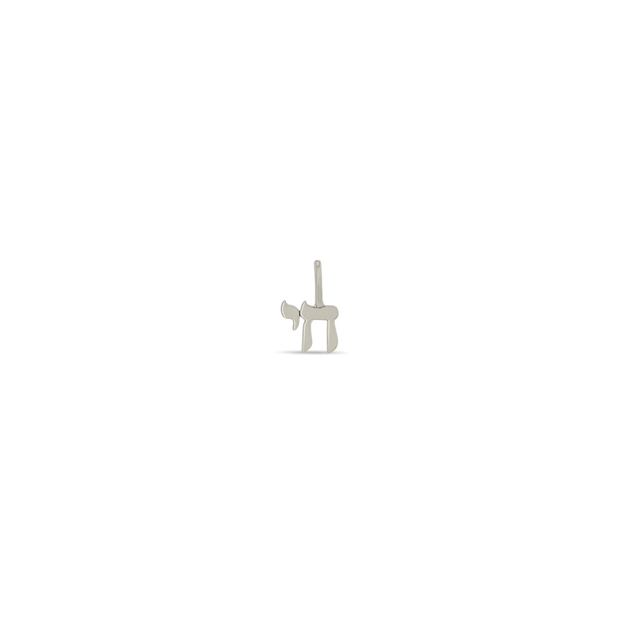 14k Single Midi Bitty Chai Charm sold by Zoe Chicco product image thumbnail 5