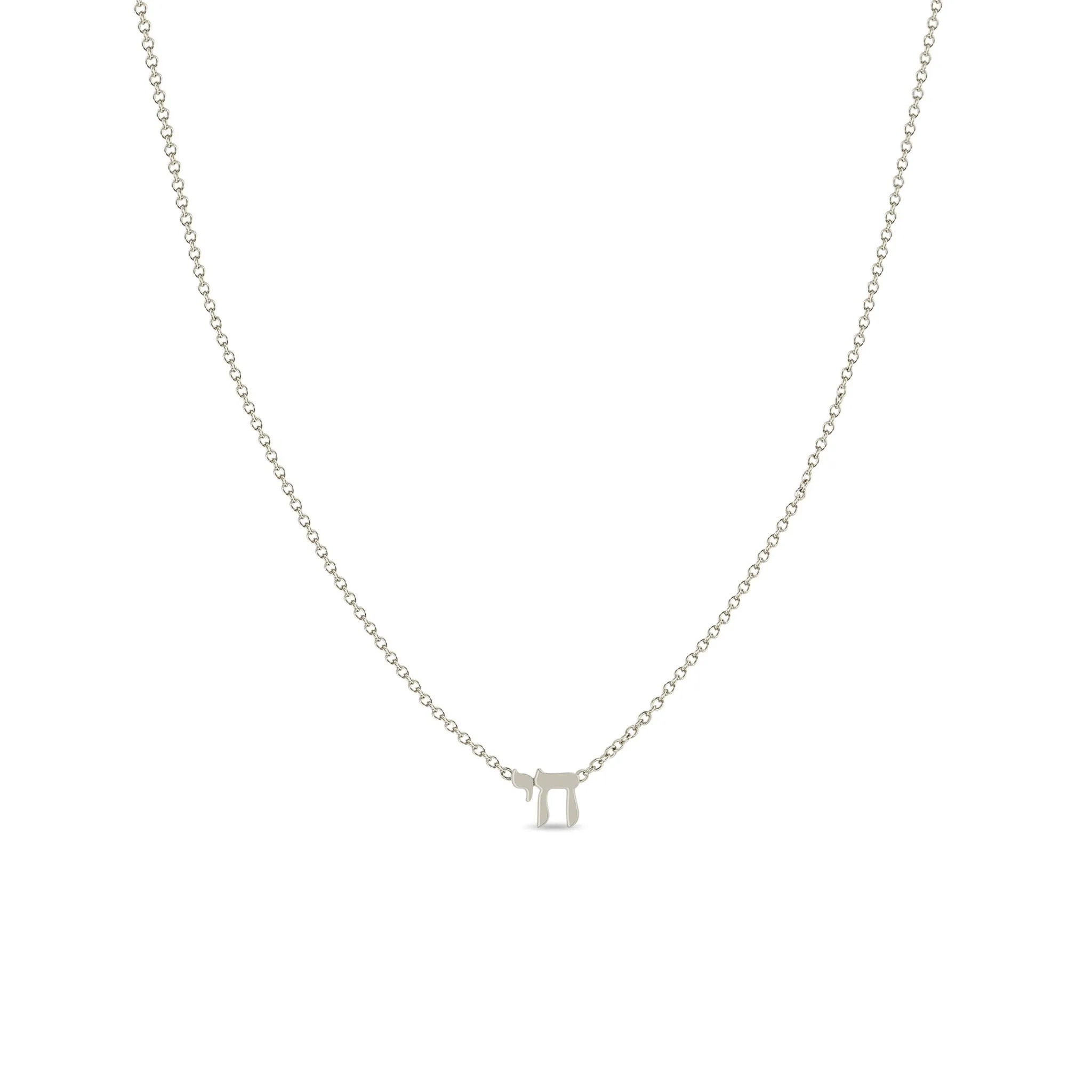 14k Itty Bitty Chai Necklace sold by Zoe Chicco product image thumbnail 3