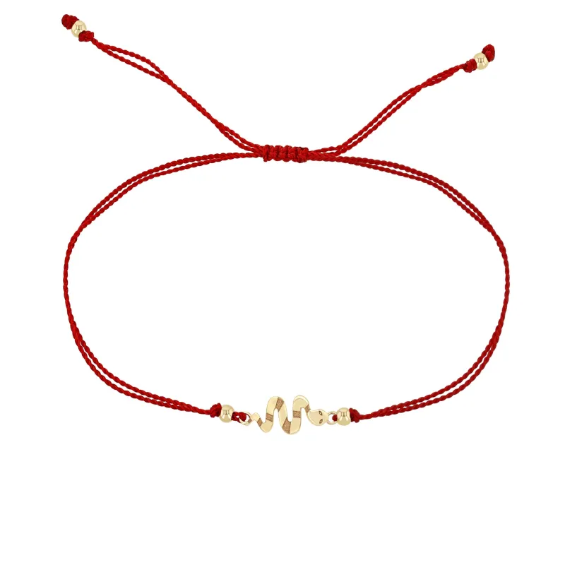 14k Midi Bitty Snake Cord Bracelet sold by Zoe Chicco