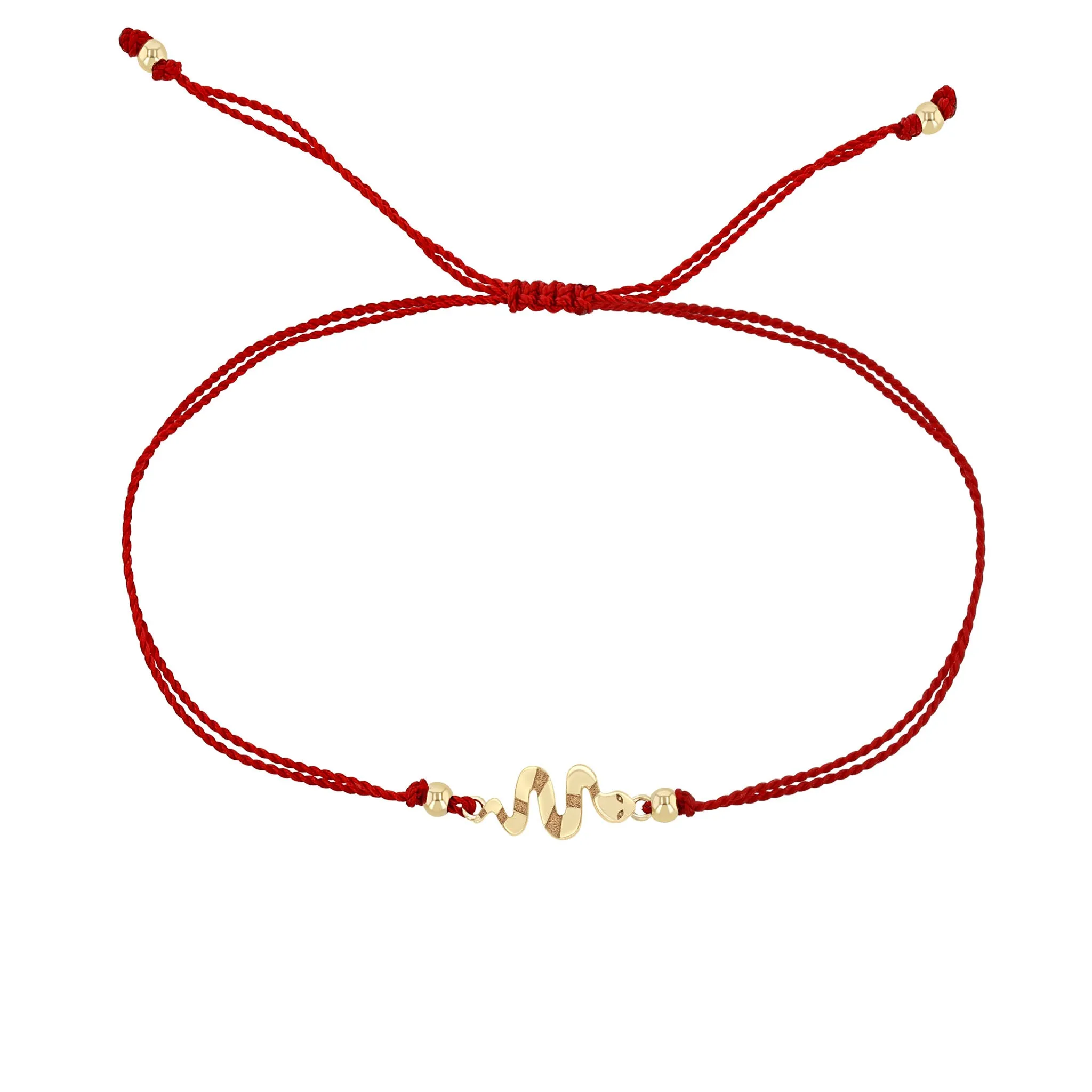 14k Midi Bitty Snake Cord Bracelet sold by Zoe Chicco