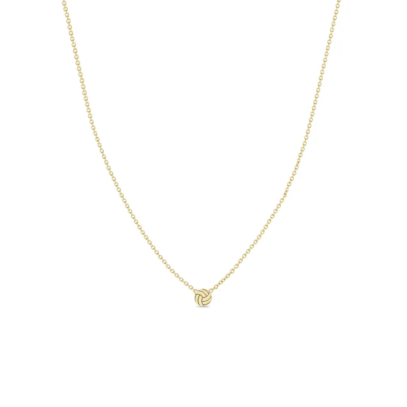 14k Itty Bitty Volleyball Necklace sold by Zoe Chicco
