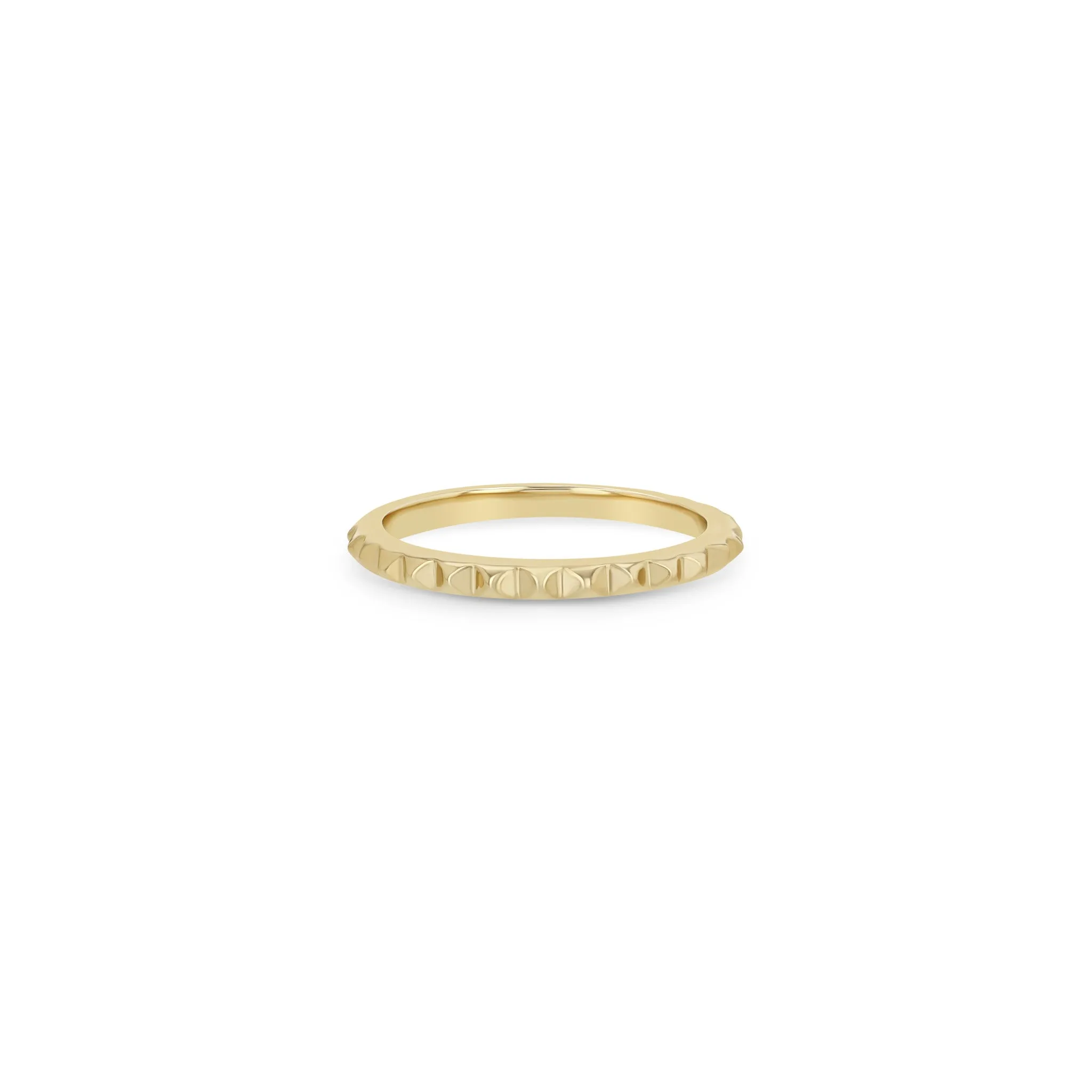 14k Gold Spike Eternity Ring sold by Zoe Chicco