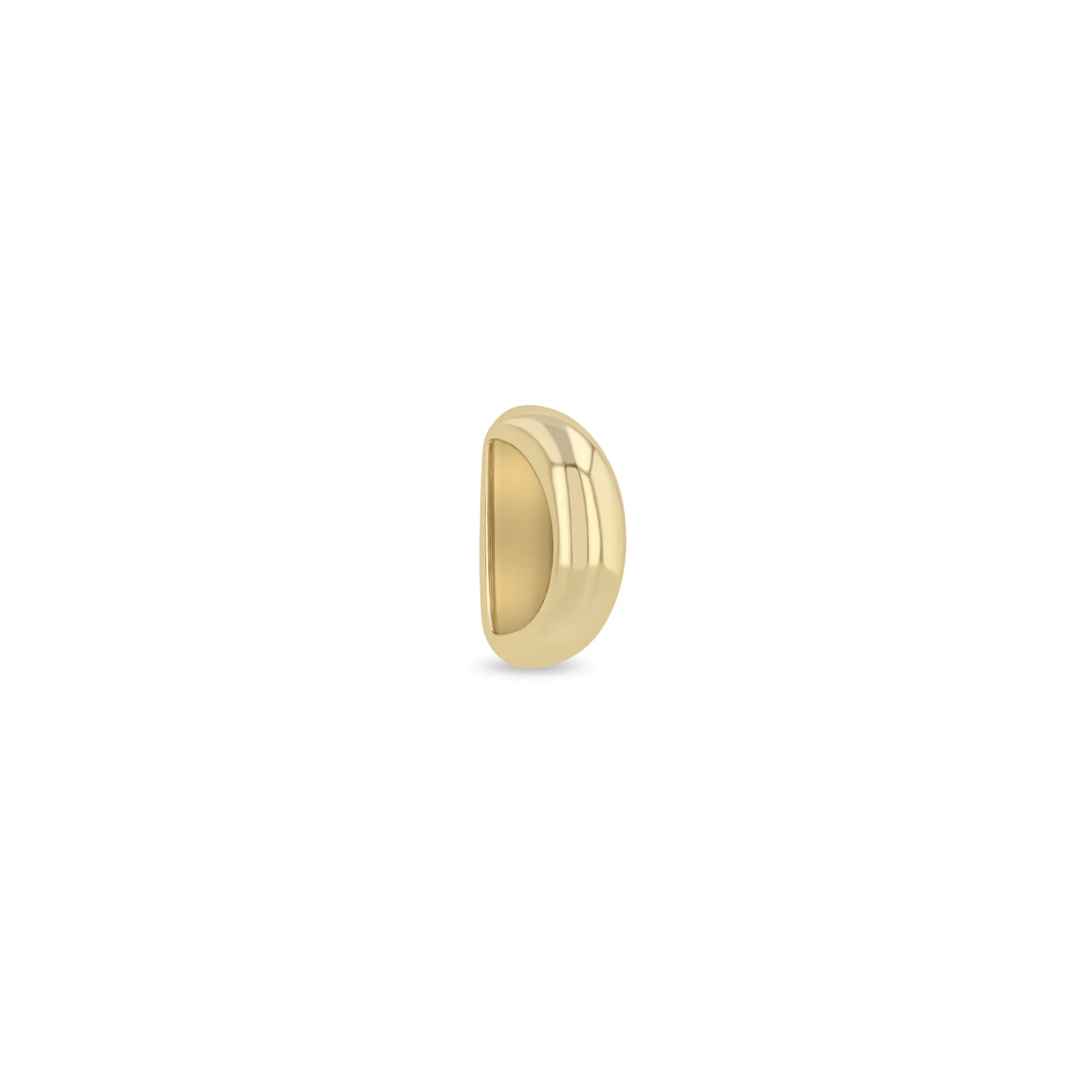 14k Gold Half Round Slide Bead Charm sold by Zoe Chicco product image thumbnail 5