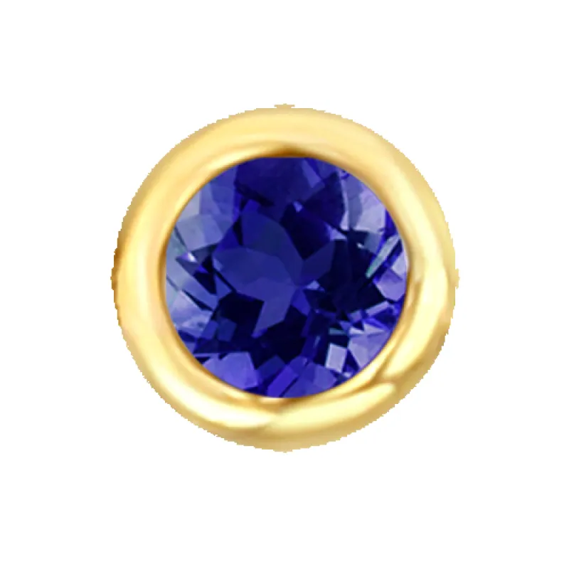 Floating Blue Sapphire - September sold by Zoe Chicco