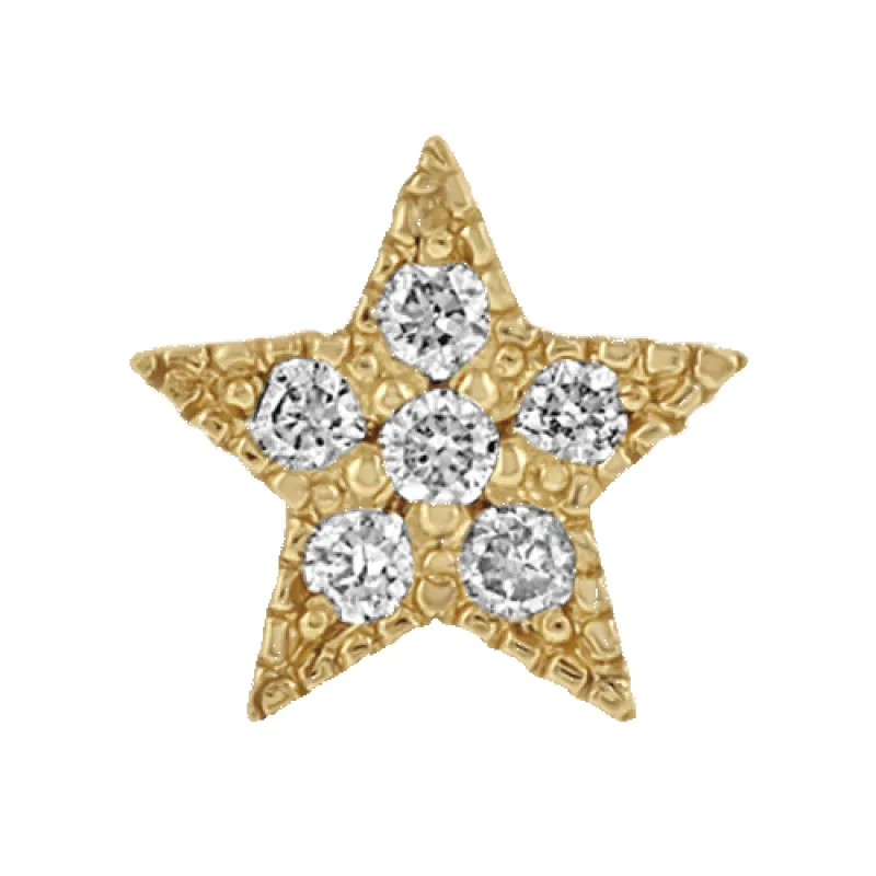 Itty Bitty Pavé Diamond Star sold by Zoe Chicco