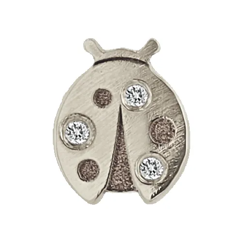 Itty Bitty Diamond Ladybug sold by Zoe Chicco product image thumbnail 3
