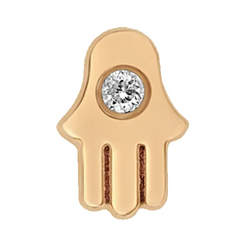 Itty Bitty Diamond Hamsa sold by Zoe Chicco product image thumbnail 2