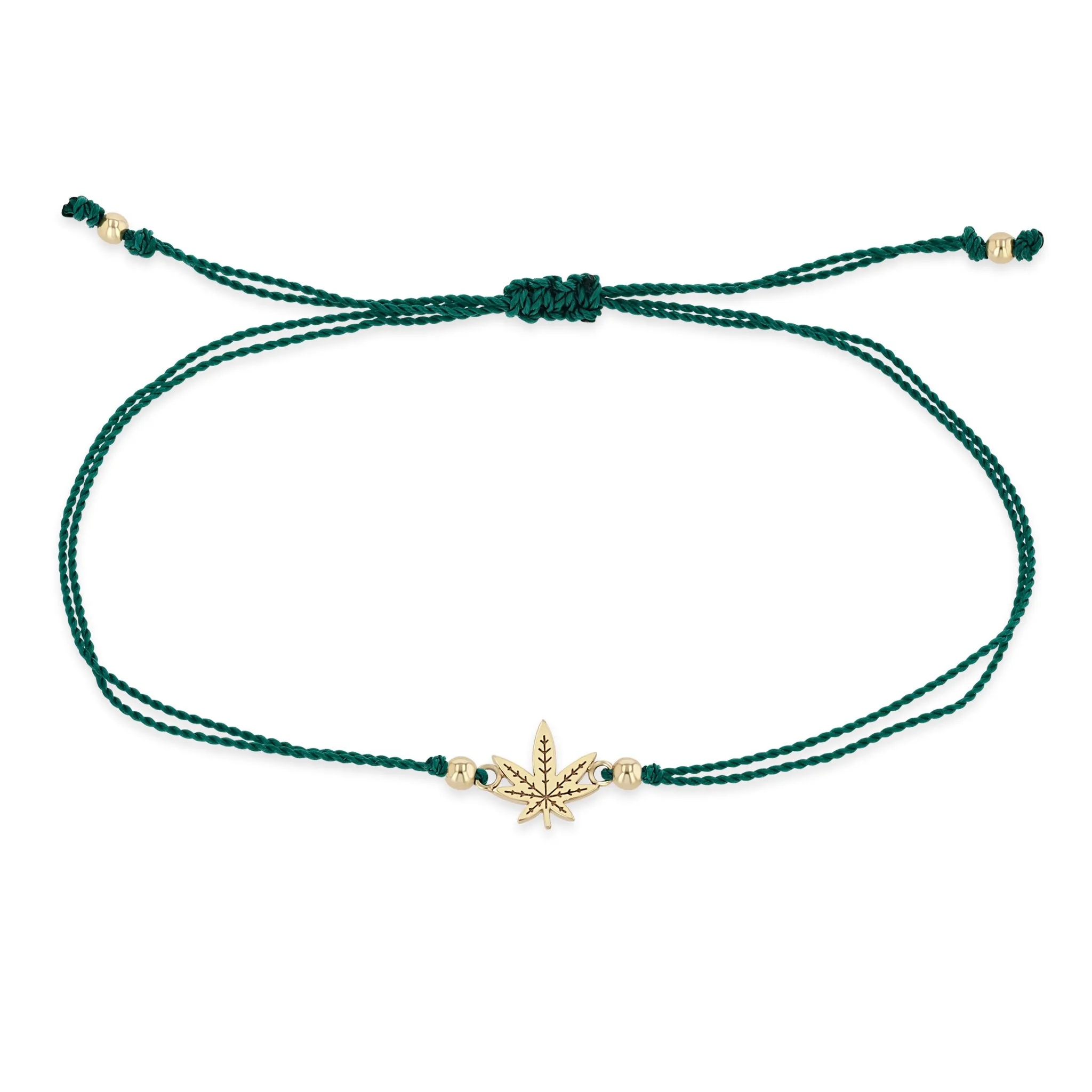 14k Midi Bitty Mary Jane Cord Bracelet sold by Zoe Chicco