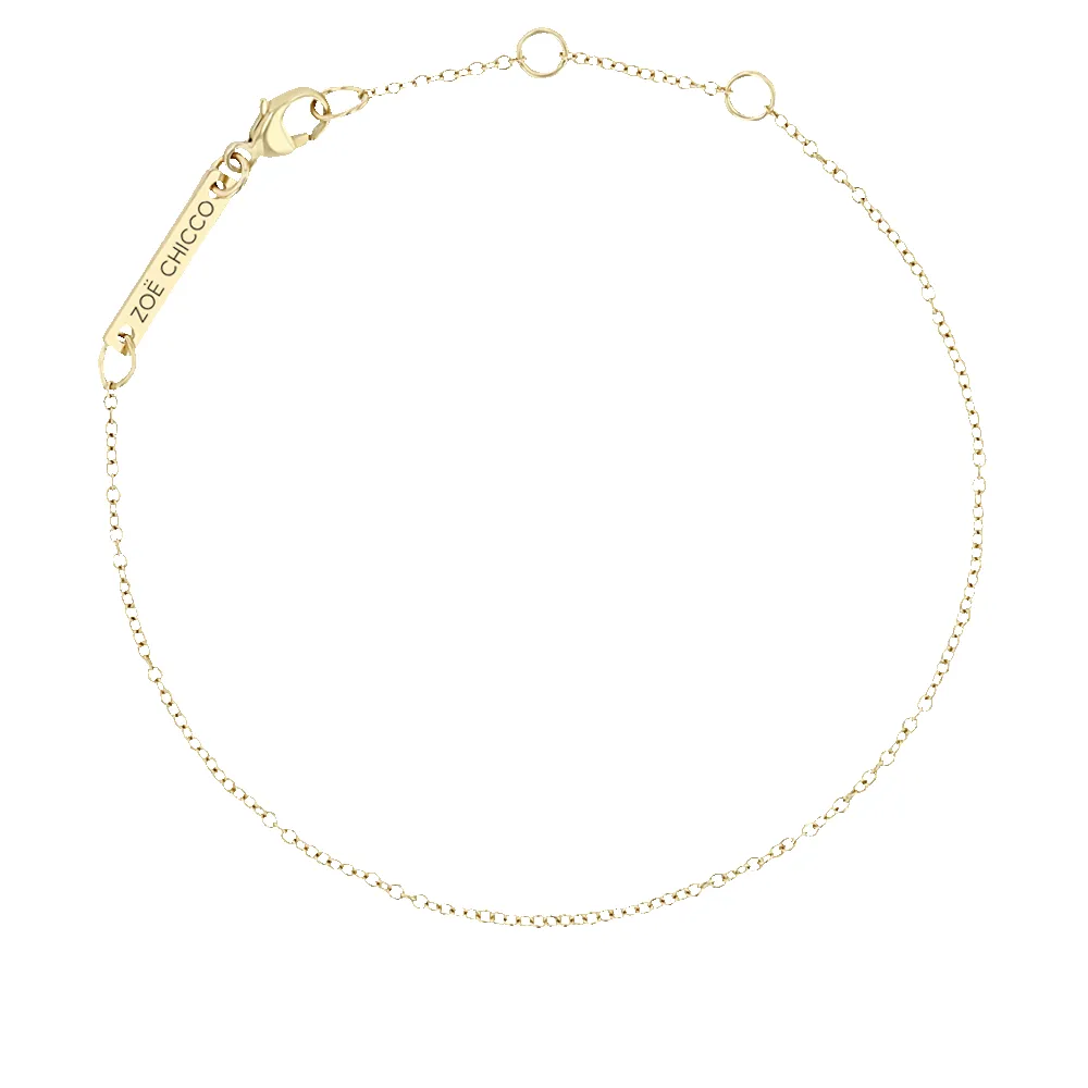 14k Custom Heartstrings Bracelet sold by Zoe Chicco product image thumbnail 2