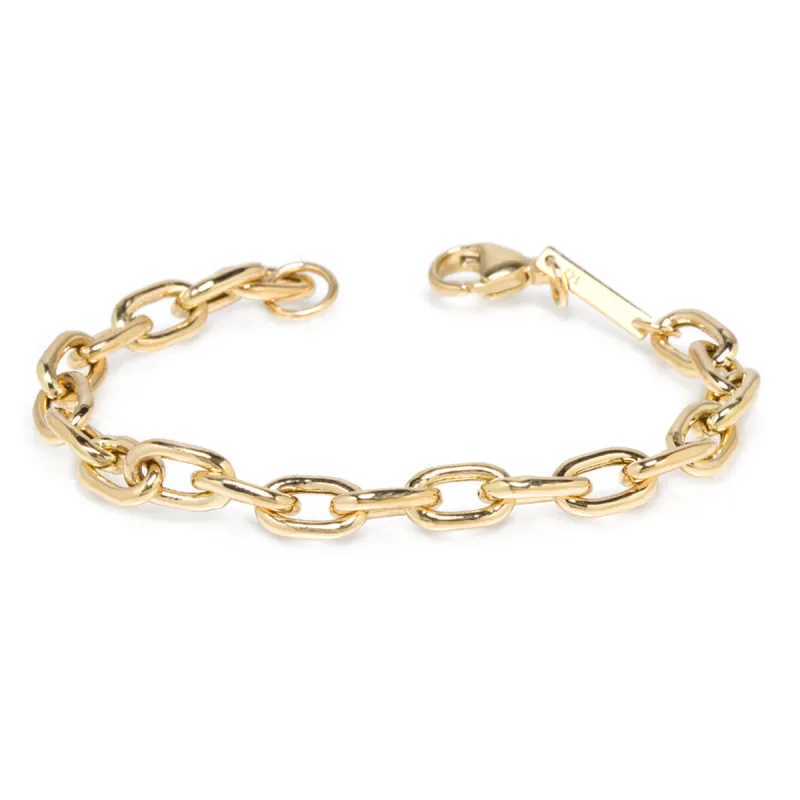 14k XXL Square Oval Link Chain Bracelet - SALE sold by Zoe Chicco