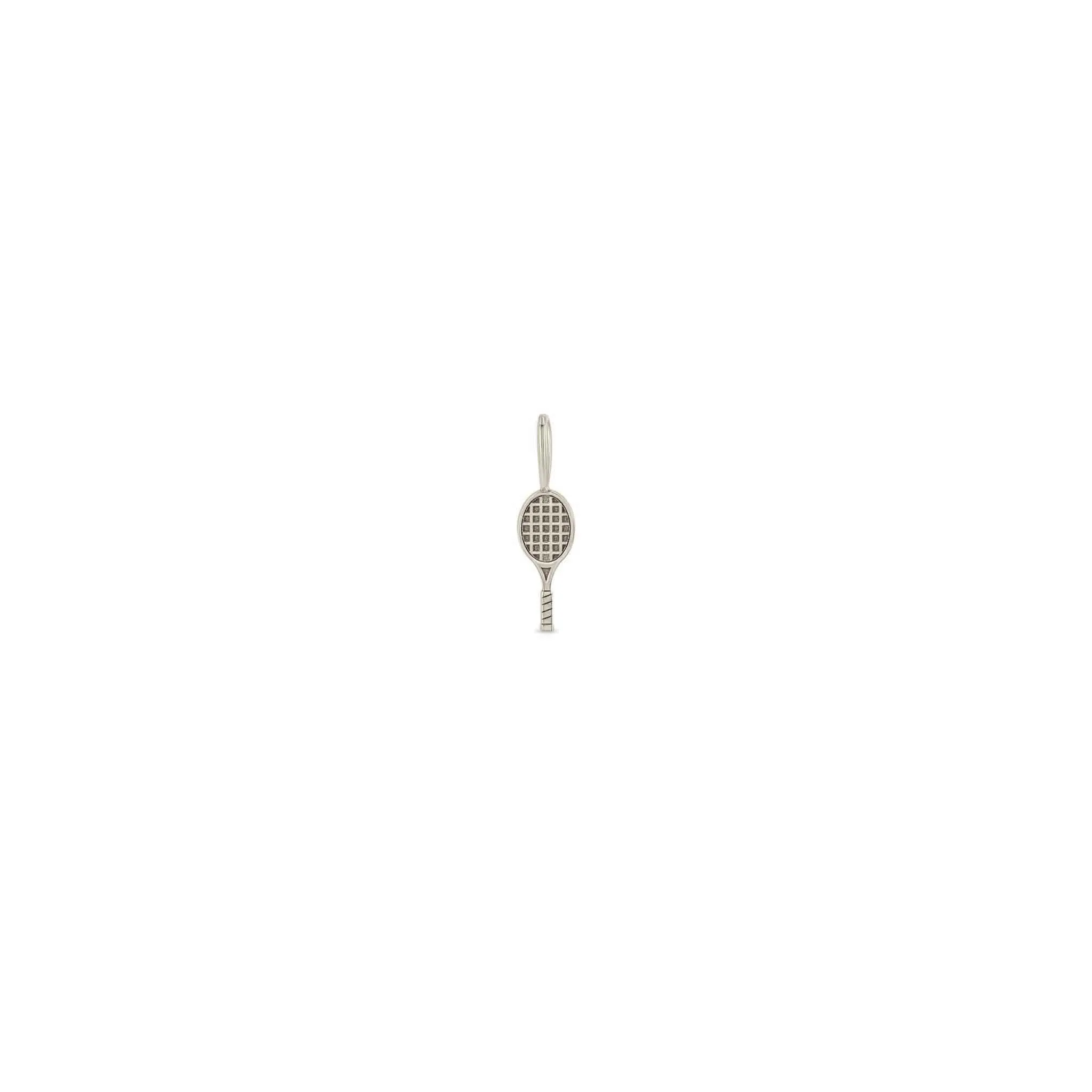 14k Single Midi Bitty Tennis Racket Charm sold by Zoe Chicco product image thumbnail 3