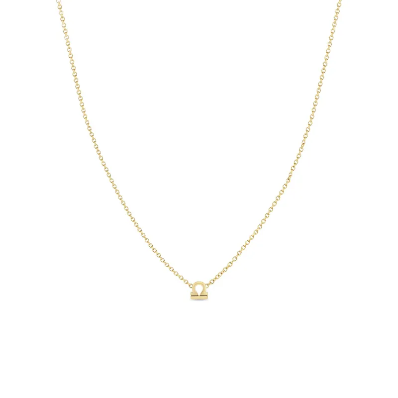 14k Itty Bitty Zodiac Necklace sold by Zoe Chicco