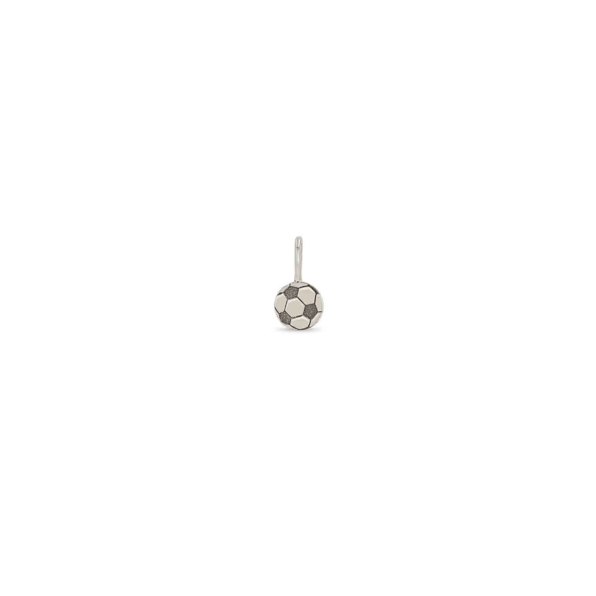 14k Single Midi Bitty Soccer Ball Charm sold by Zoe Chicco product image thumbnail 3