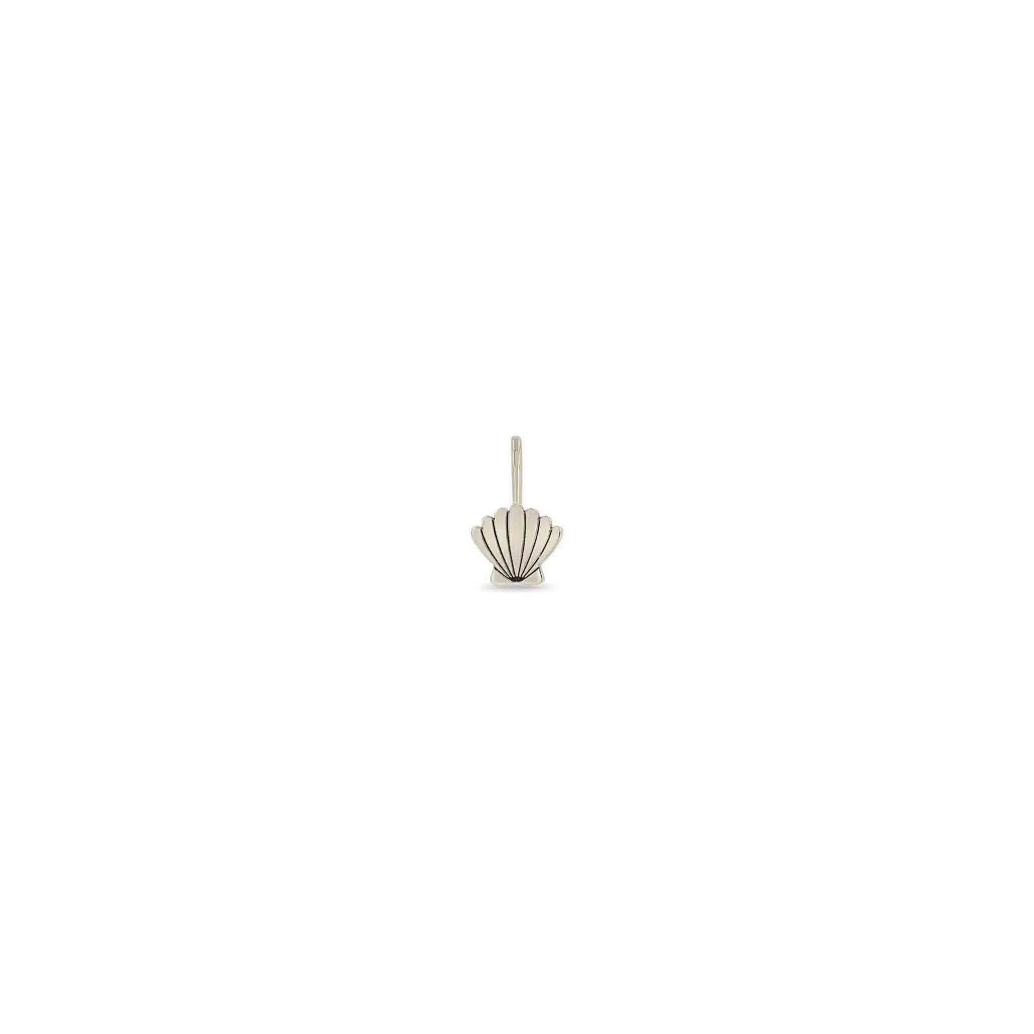 14k Single Midi Bitty Seashell Charm sold by Zoe Chicco product image thumbnail 5
